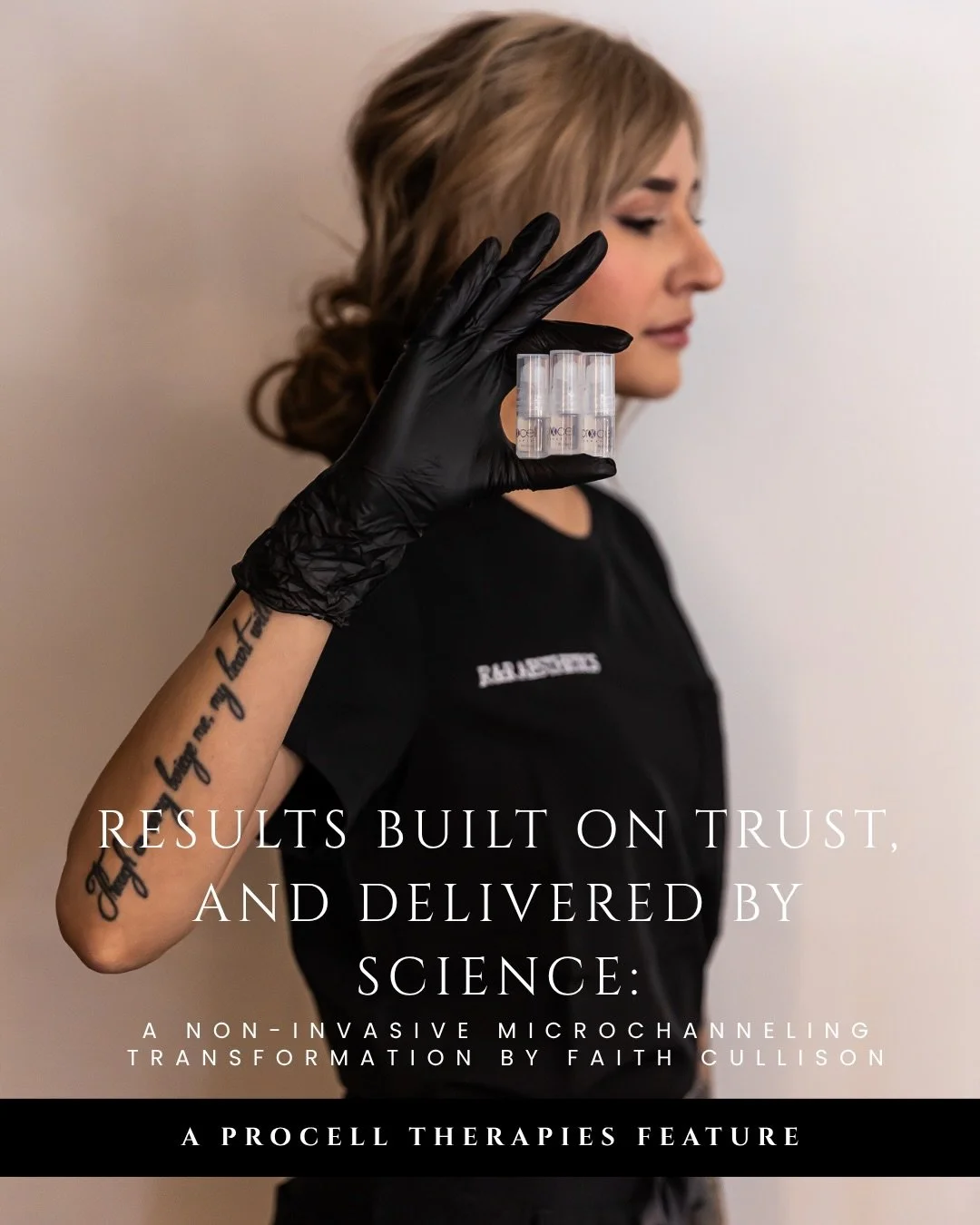 Grateful to be featured with a brand and company like @procelltherapies 
The transformations I&rsquo;ve been able to create through this work have been so powerful, but they&rsquo;re not just mine. They come from the combination of the right technolo