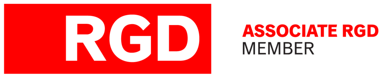 Red and black logo reading 'RGD' with additional text 'Associate RGD Member'.