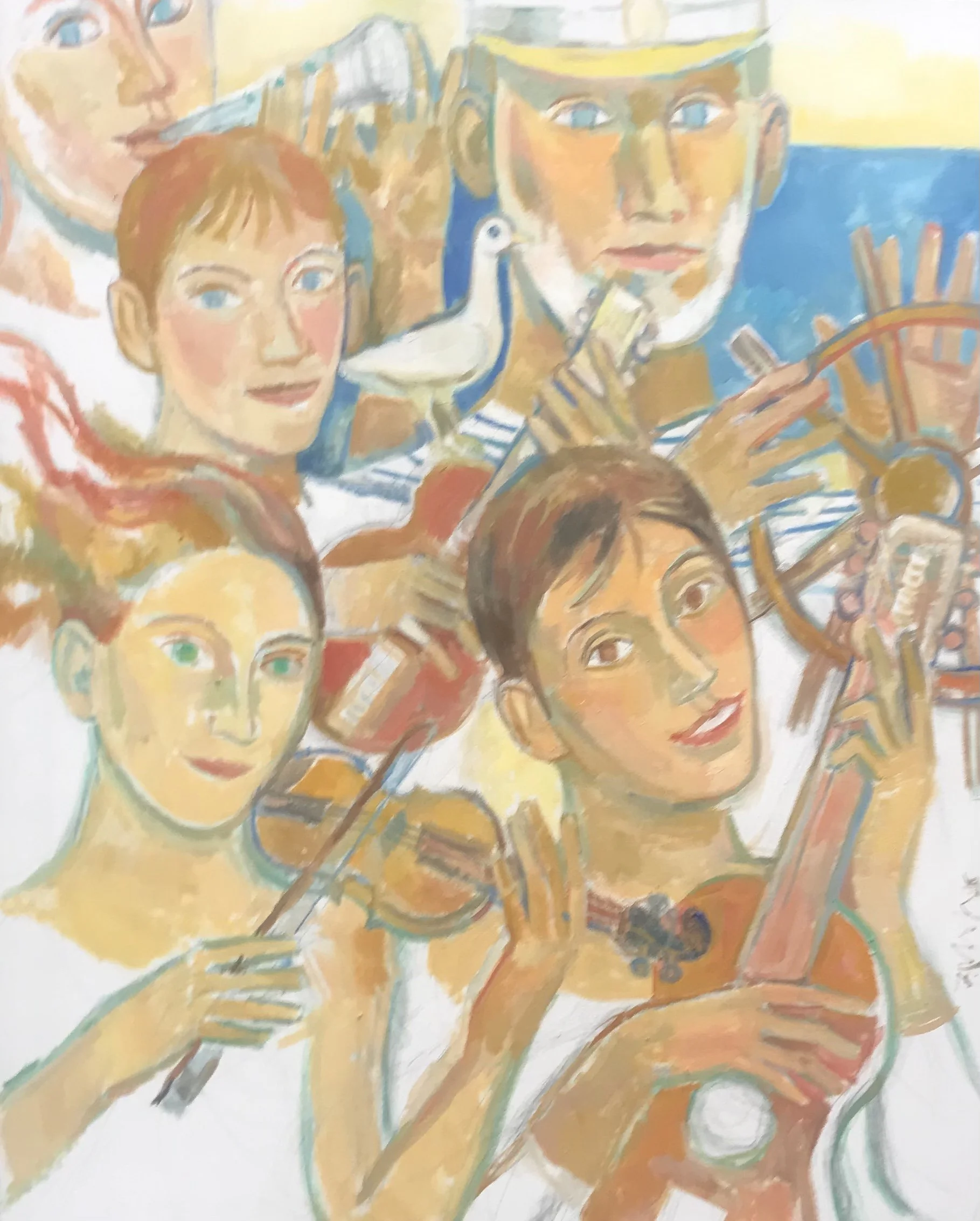 Nikolay Marinov - Bulgaria - "Celabration “ 100X80cm oil on canvas 2026