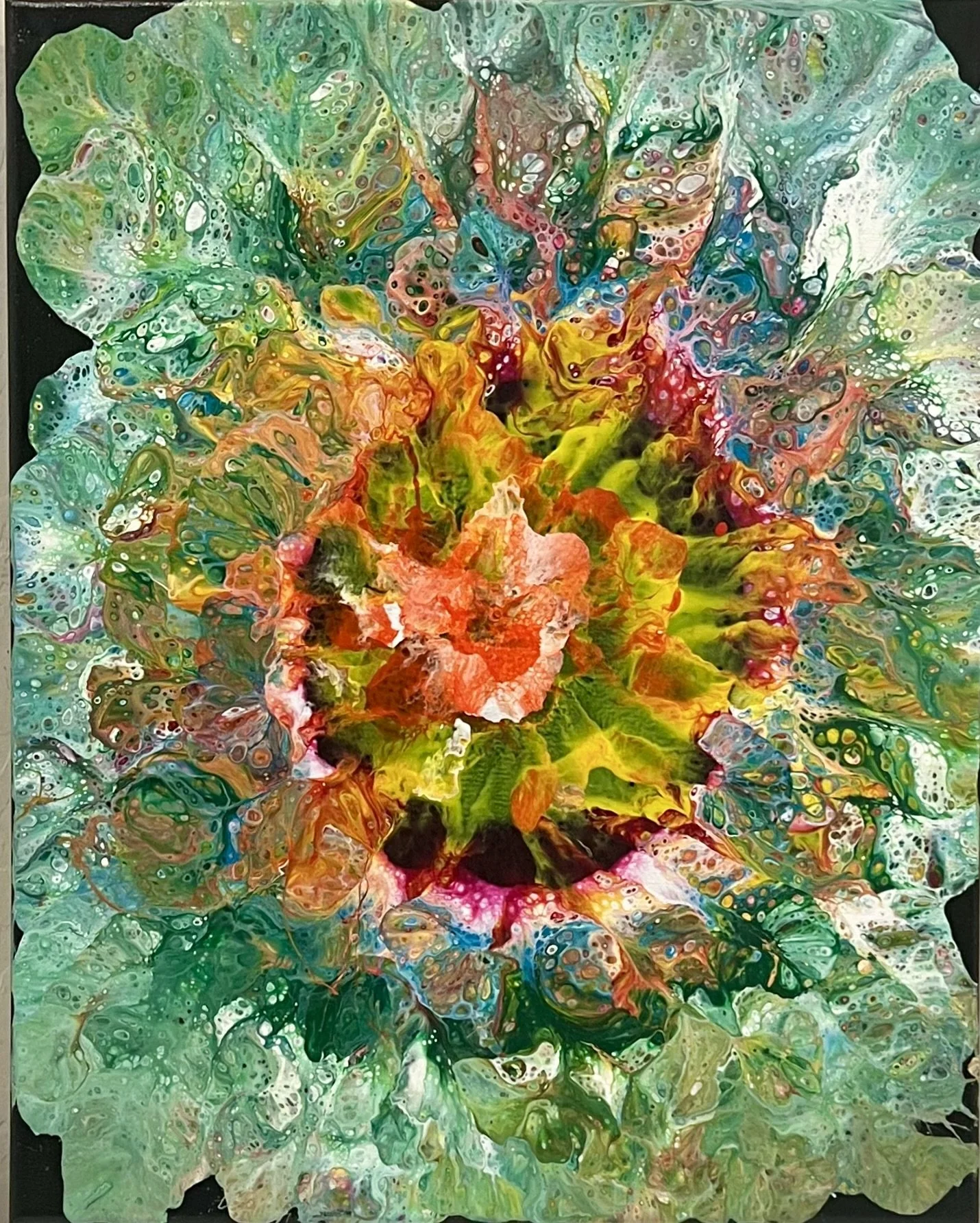 Sheila Lebowitz - United States - "Bursting Flower"