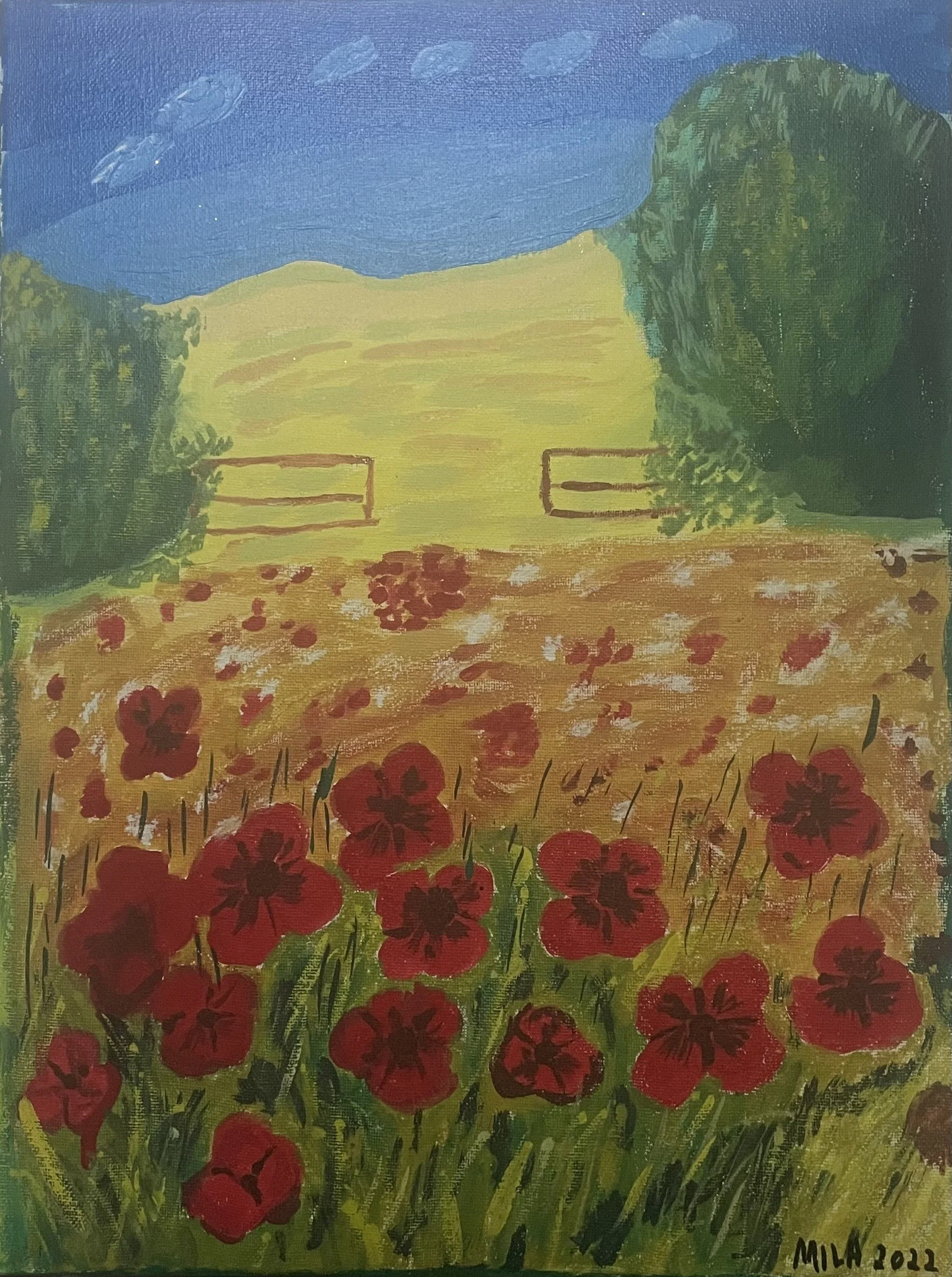Maria Isabel Lourenço Antunes Antunes - Portugal - "Campo de Papoilas"