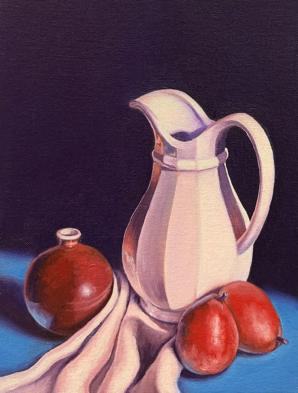 Marisa Andropolis - United States - "Pitcher and Persimmons"
