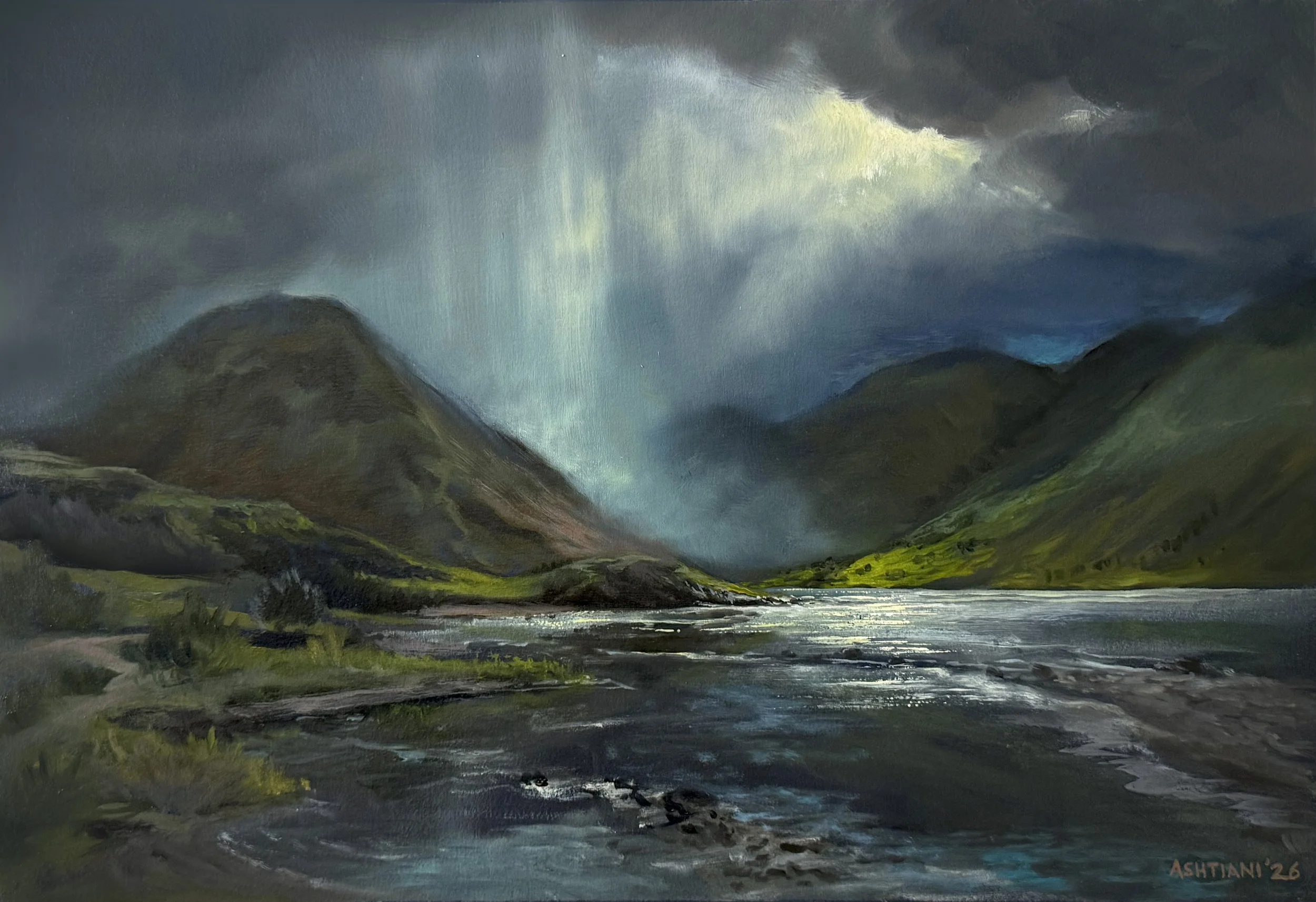 Ron Ashtiani - United Kingdom - "Wastwater from Wasdale Head (As the rain comes)"