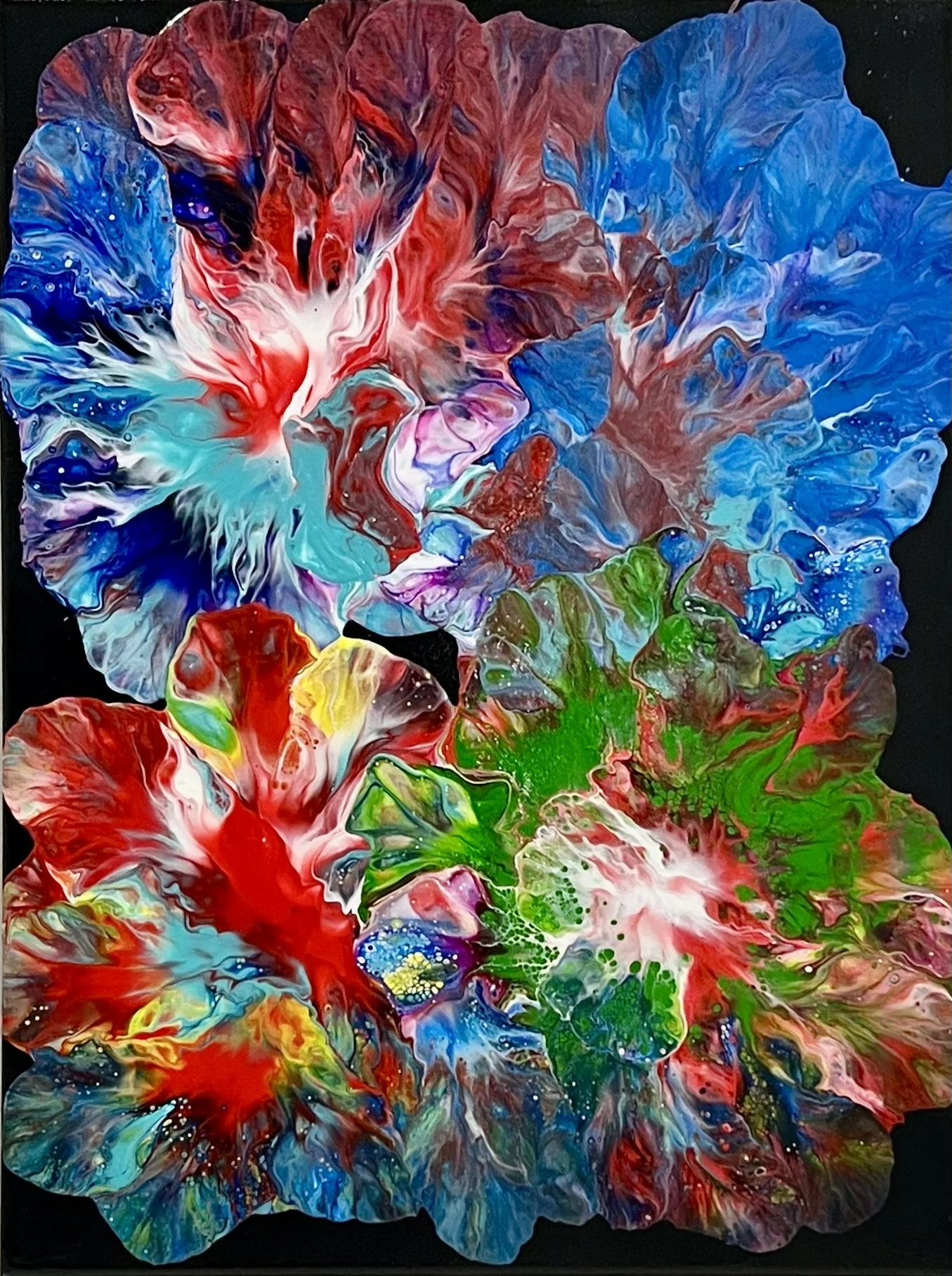 Sheila Lebowitz - United States - "Aloha/Brilliant Flowers 1 of 2"