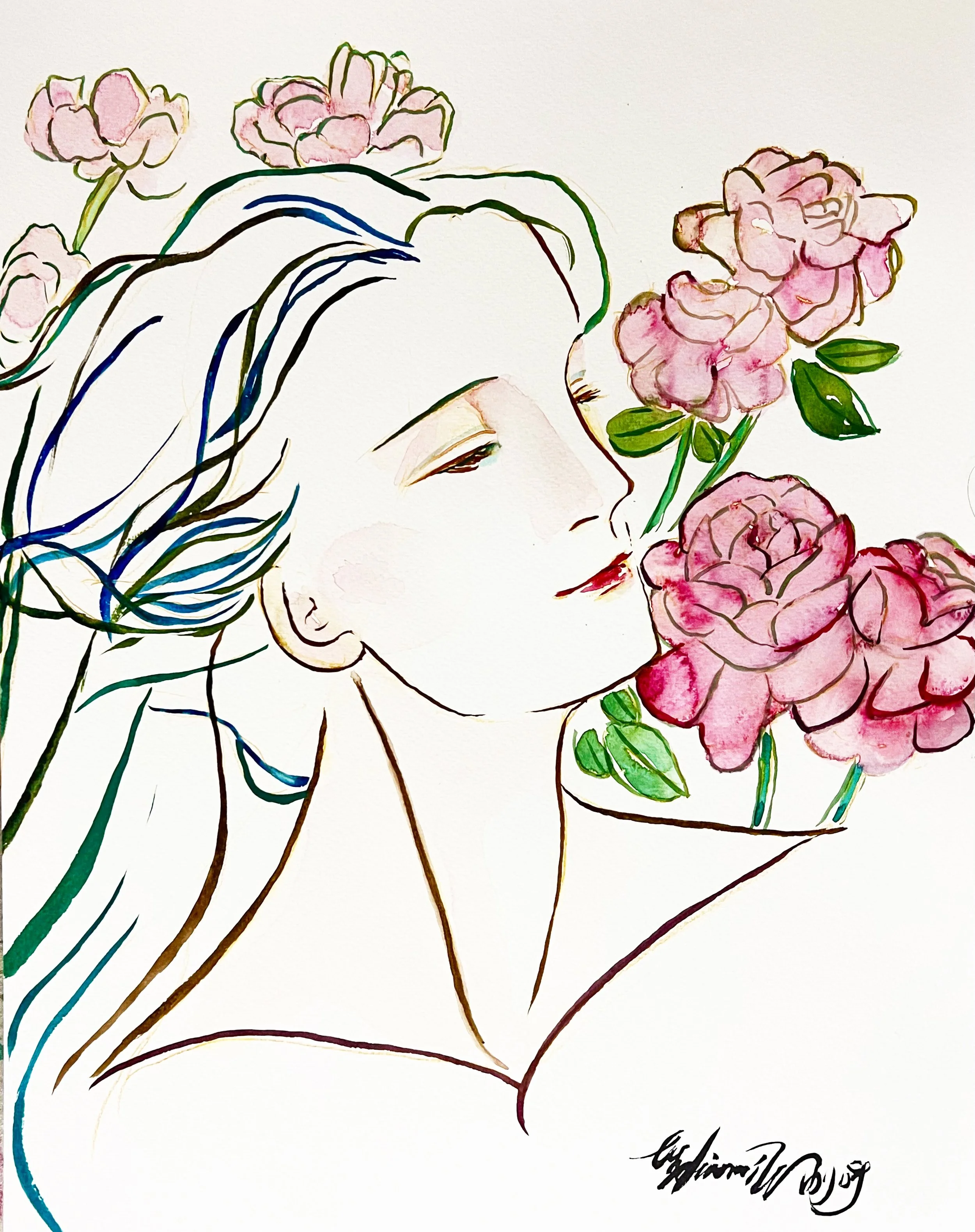 Hiromi Watanabe - Japan - "The END of Love - Ranunculus - You are full of charm"
