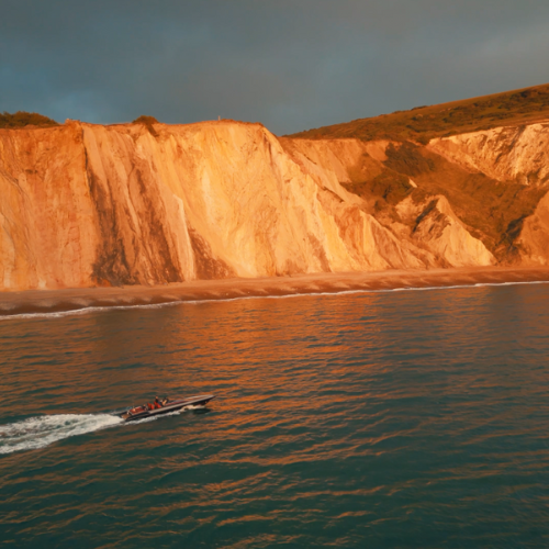 alum bay isle of wight luxury powerboat charter rib lymington.png