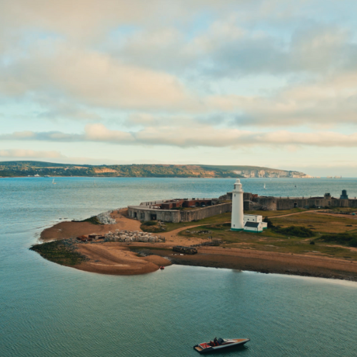 hurst lighthouse shingle spit castle luxury powerboat charter rib lymington.png