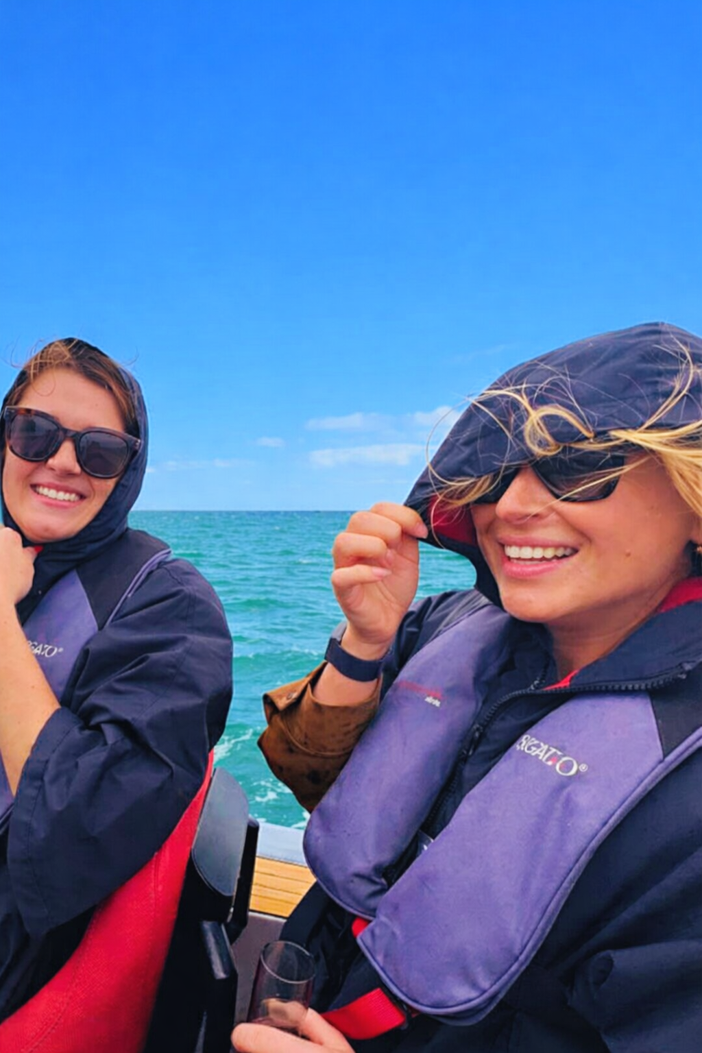 guests enjoy a fast luxury powerboat ride on the solent aboard attitude charter