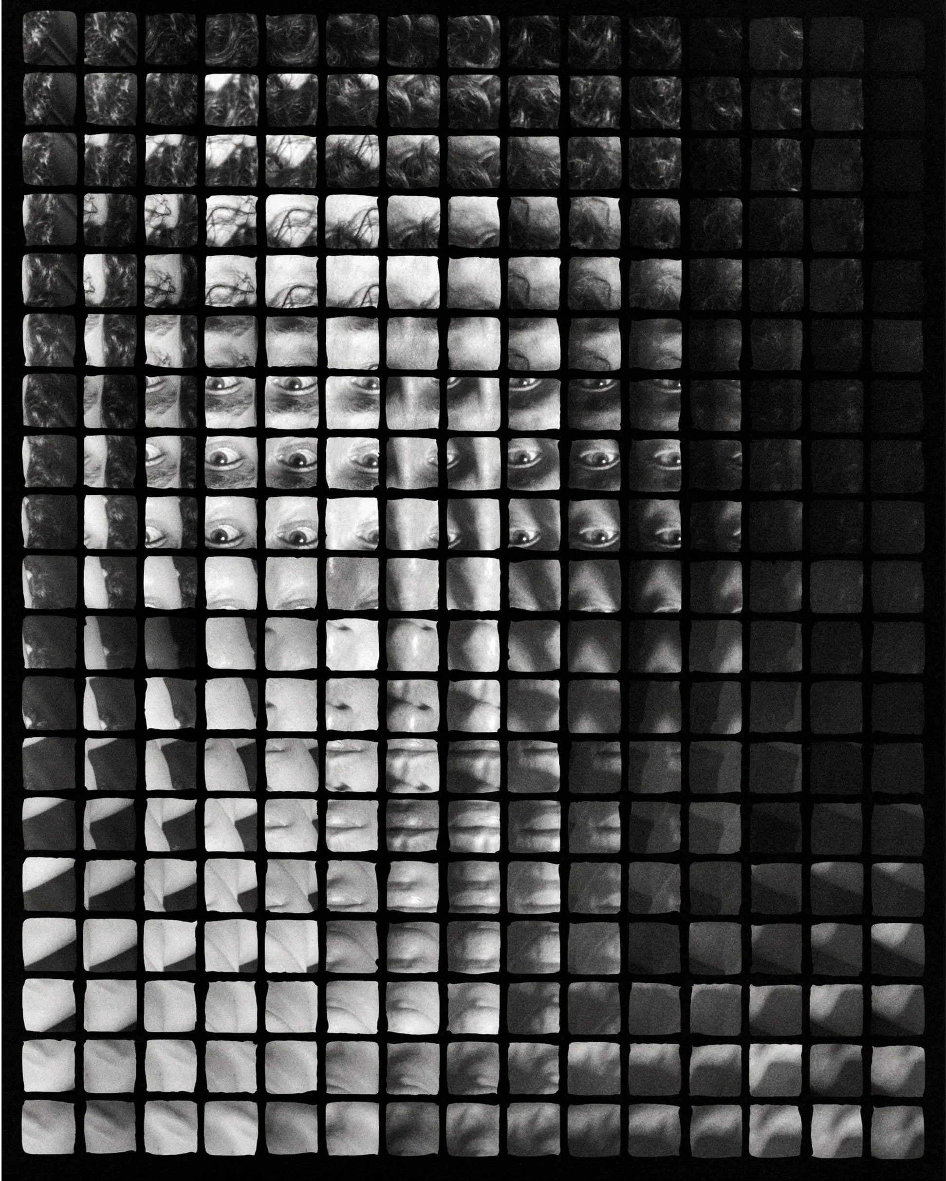 285-1
scanned negative 
photograph made on one sheet of 4x5 film using an artist-made 285 aperture pinhole camera