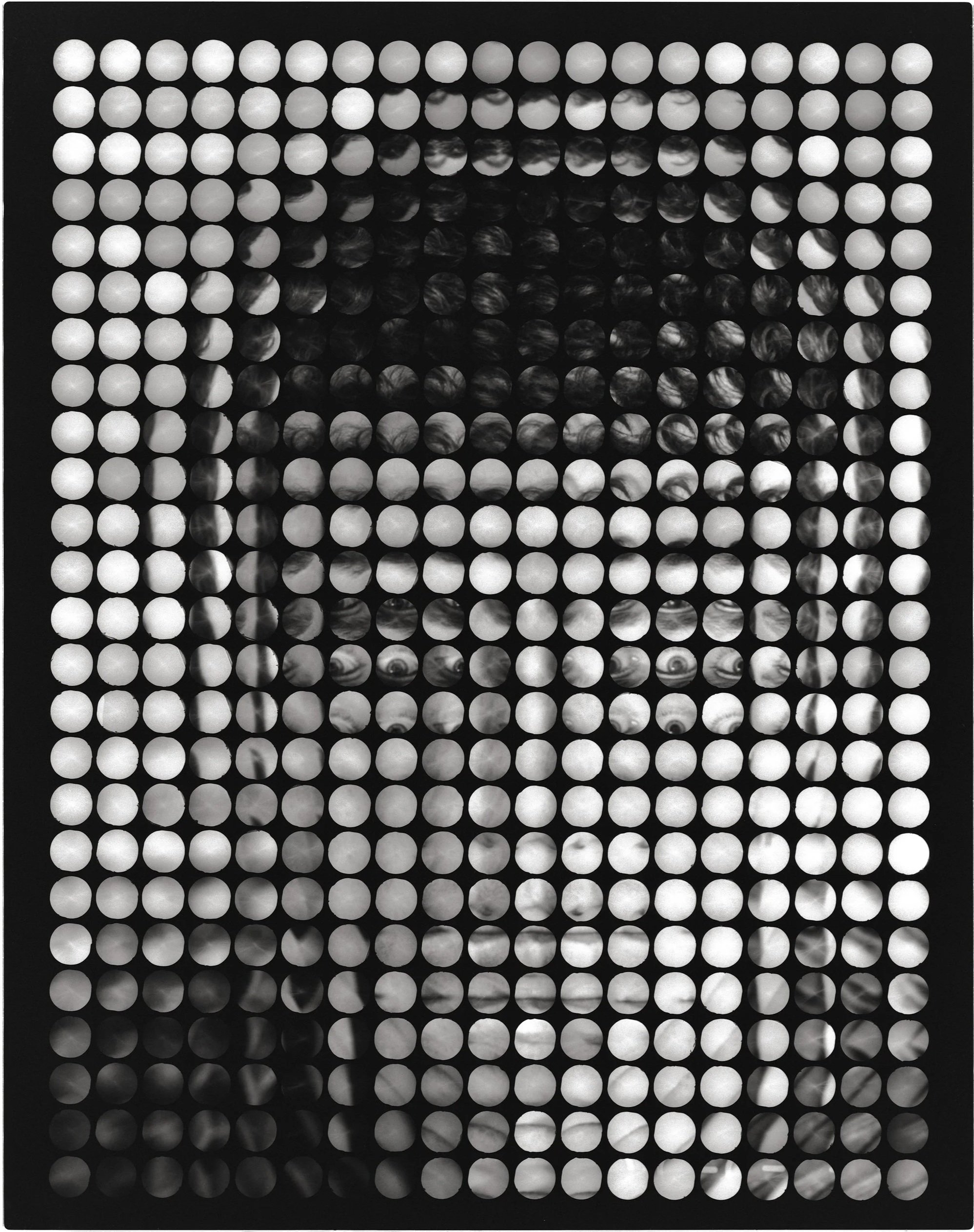 475-1
scanned negative  2025
photograph made on one sheet of 4x5 film using an artist-made 475 aperture pinhole camera