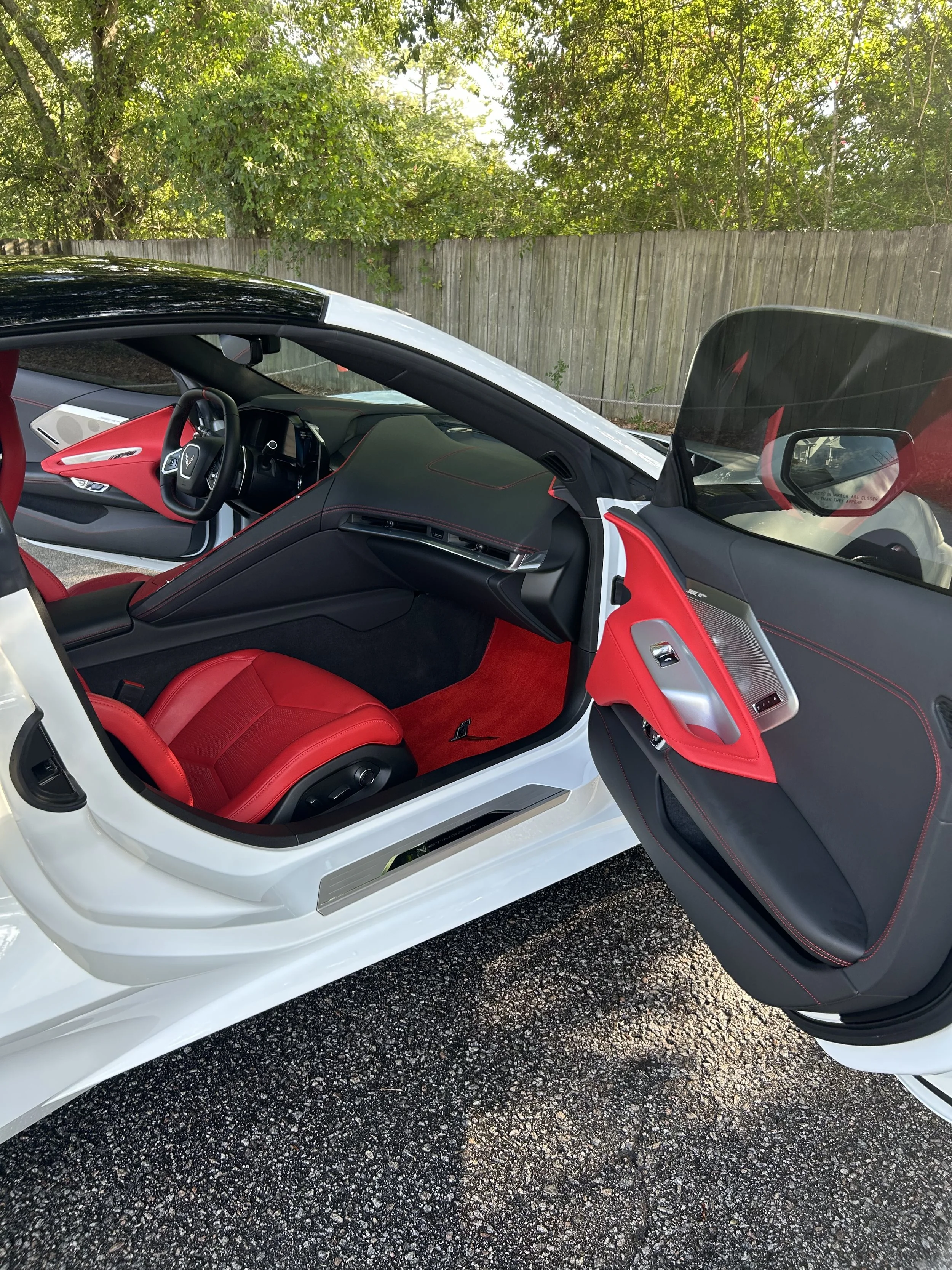 Chevrolet Corvette with a polished finish after professional mobile car detailing by Zest Mobile Detail in Columbia, South Carolina.