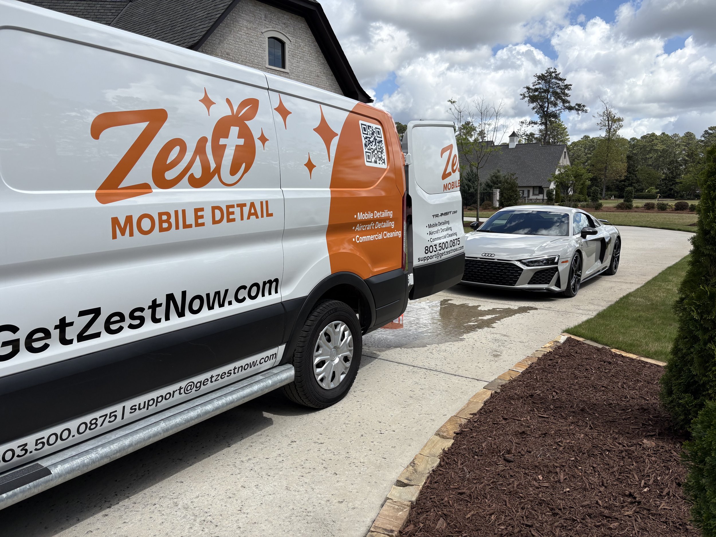 A stunning Audi R8 professionally detailed by the team at Zest Mobile Detail in Chapin, SC. Premium mobile car detailing and luxury vehicle care serving Columbia, Lexington, Irmo, Chapin and surrounding South Carolina areas.
