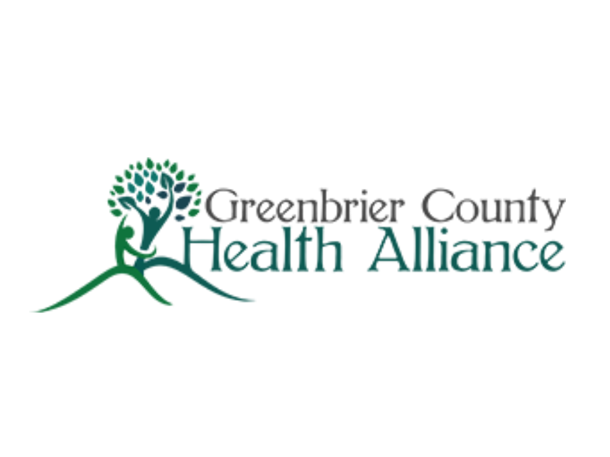 Logo for Greenbrier County Health Alliance.