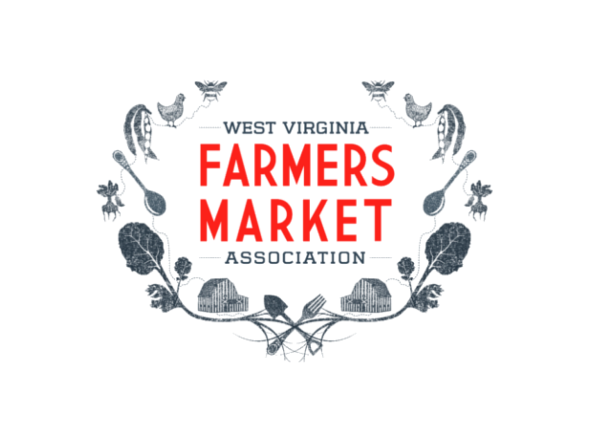 Logo for the West Virginia Farmers Market Association.