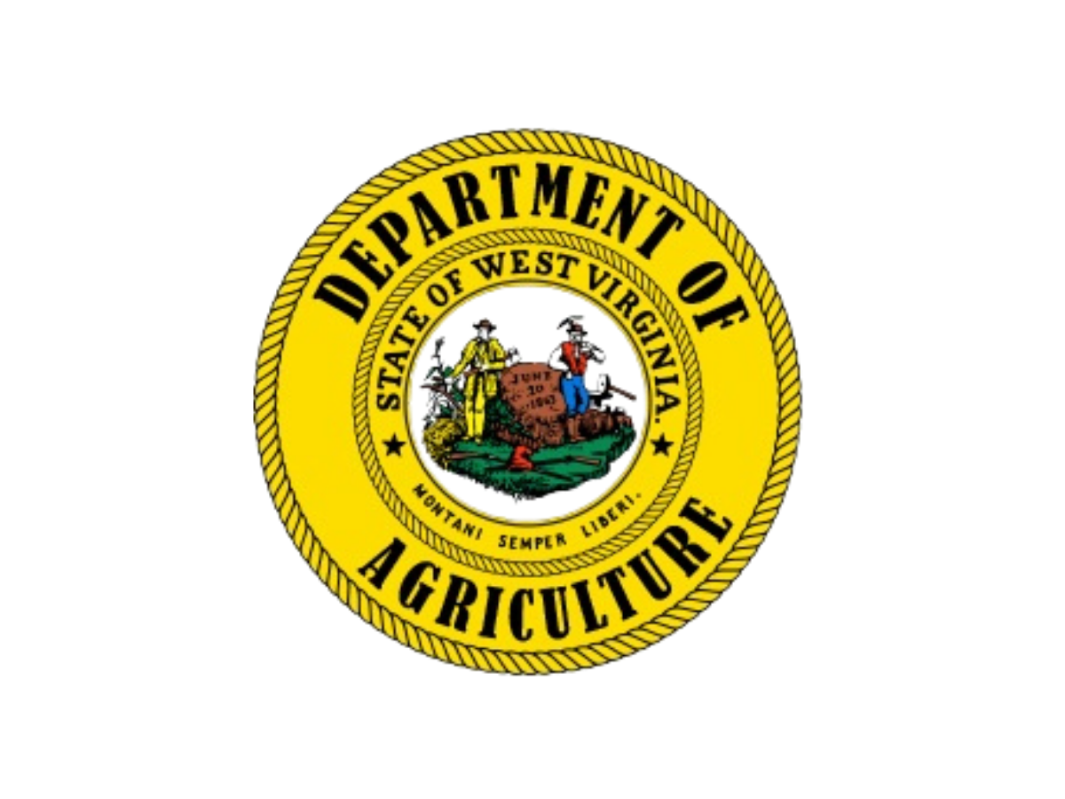 Seal of the West Virginia Department of Agriculture.