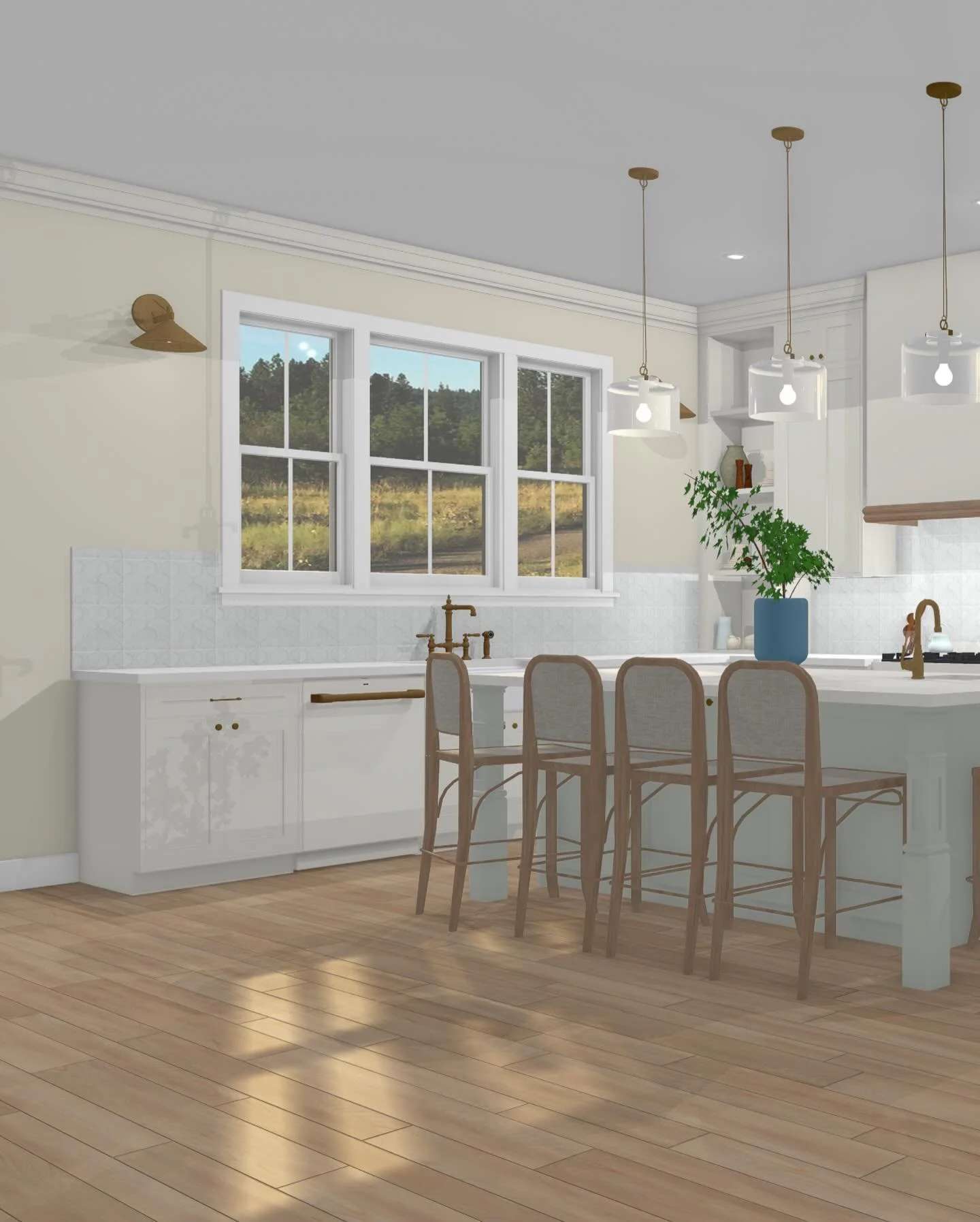 Remember that coastal kitchen mood board we shared?
Here it is&hellip; brought to life ✨
Scroll to step inside the vision.