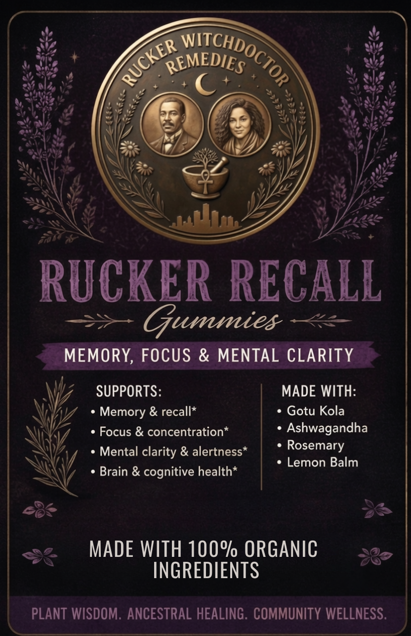 Rucker Recall Gummies - Memory & Focus Boost