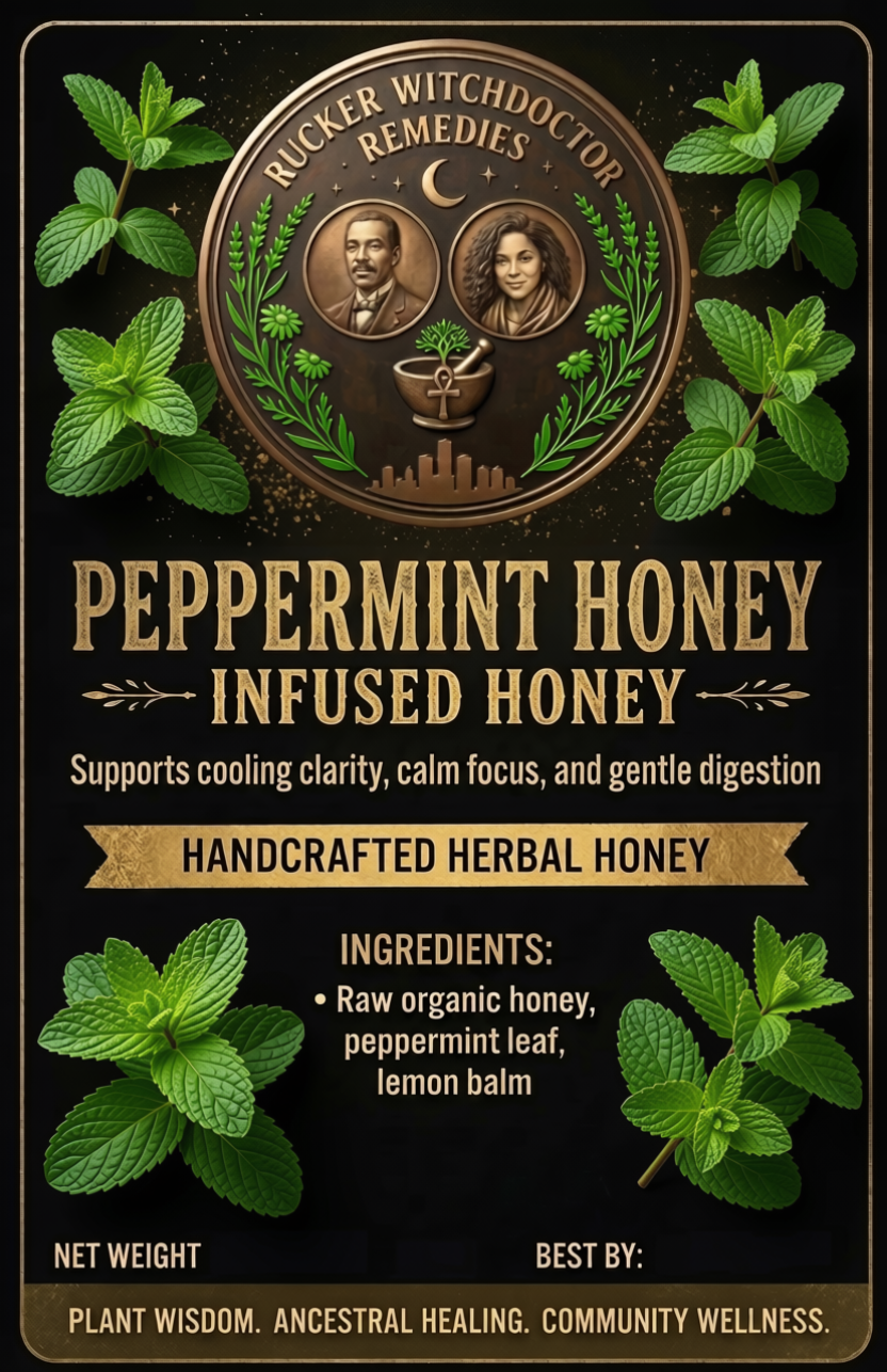 Peppermint Infused Honey