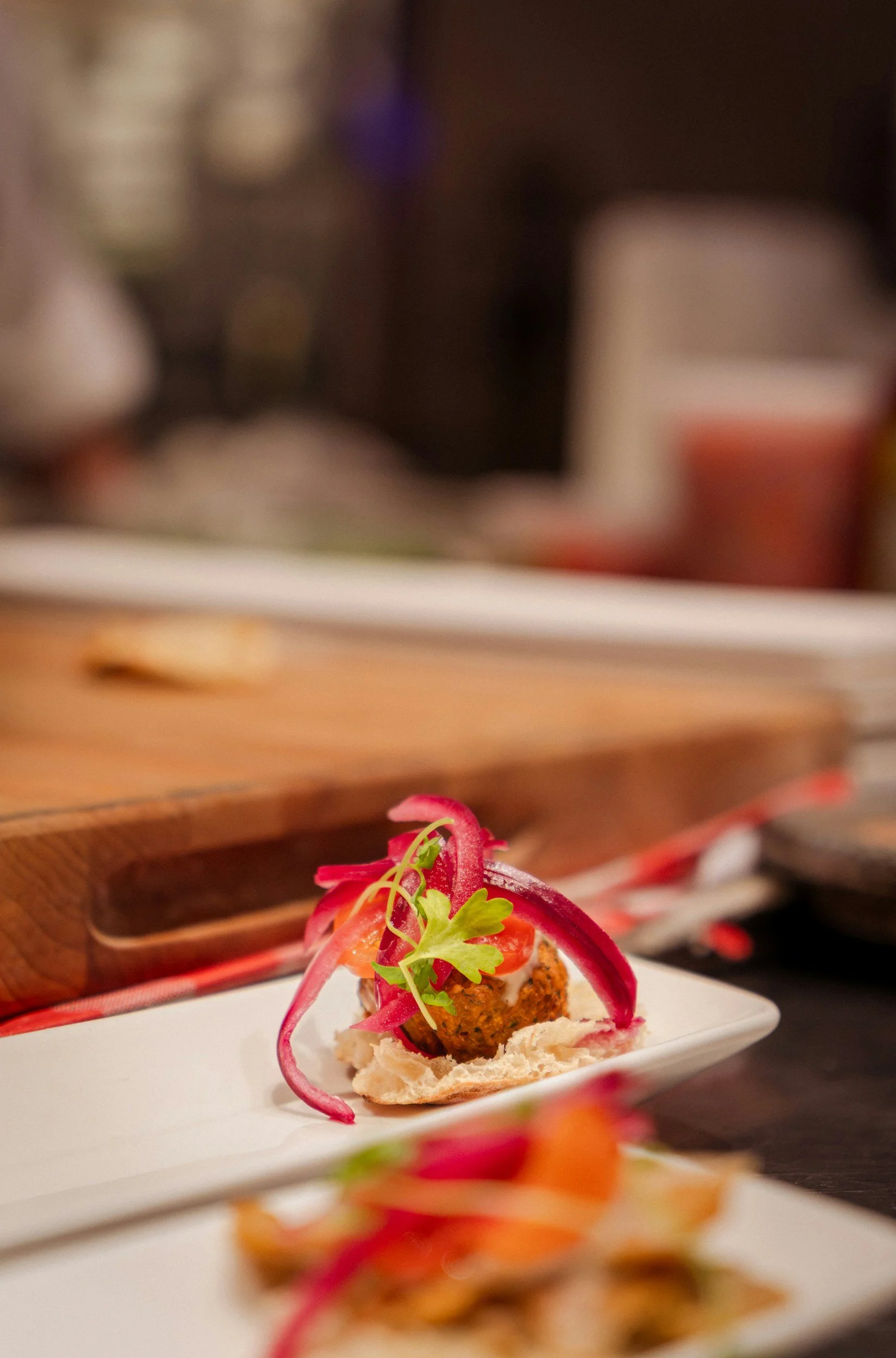 Elegant wedding reception at Denham Hospitality in Leduc, Alberta