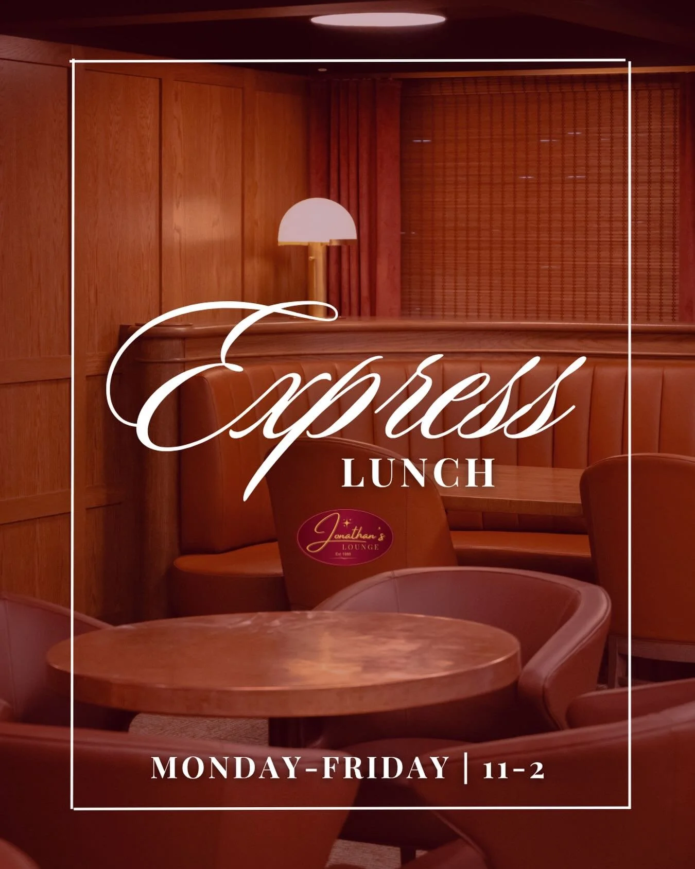 Jonathan&rsquo;s Express Lunch is here to make your weekdays easy (and delicious). Join us Monday&ndash;Friday from 11AM&ndash;2PM and build your perfect combo with our mix &amp; match duos or trios.

Choose from: 🥪 &frac12; sandwiches like our Beef