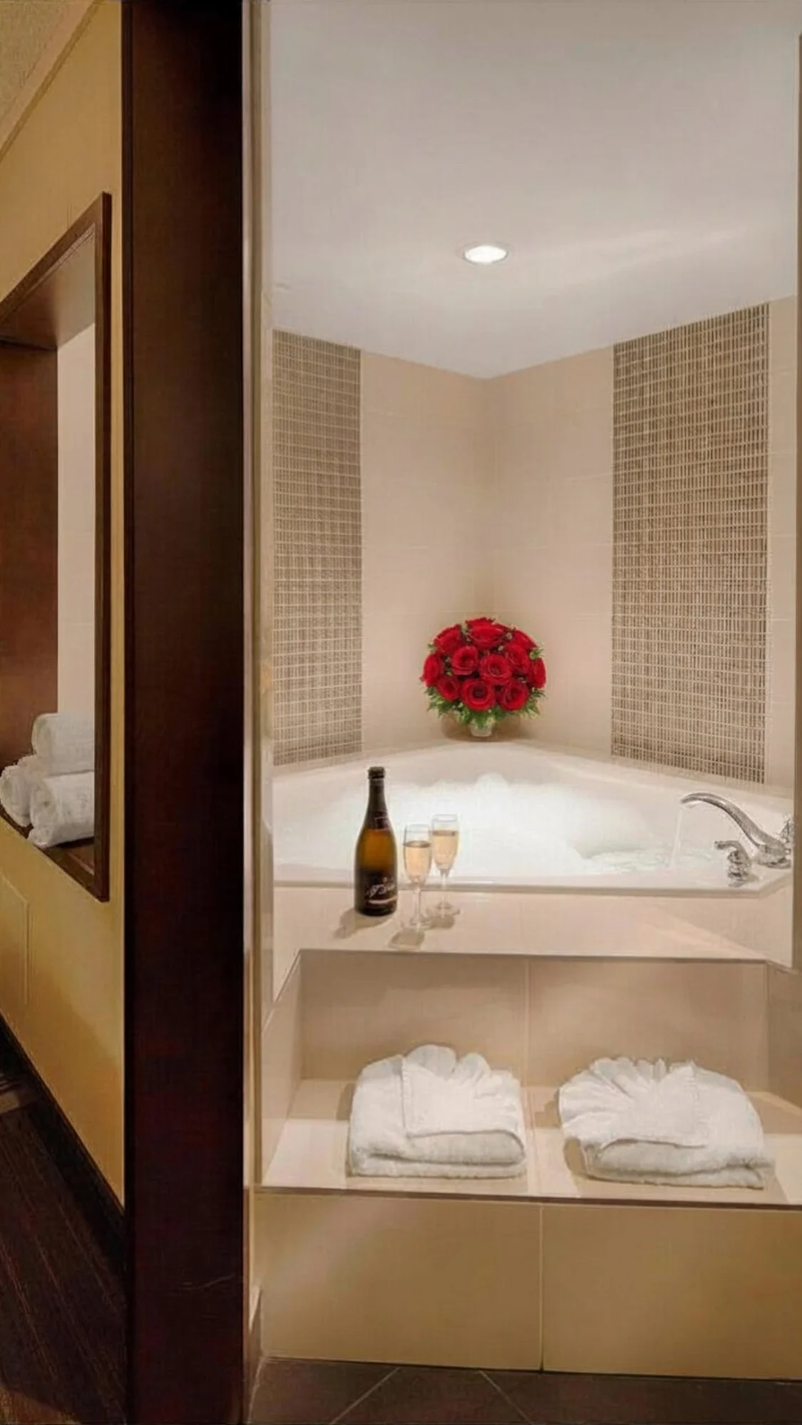 Jacuzzi romance suite for wedding stay at Denham Hospitality