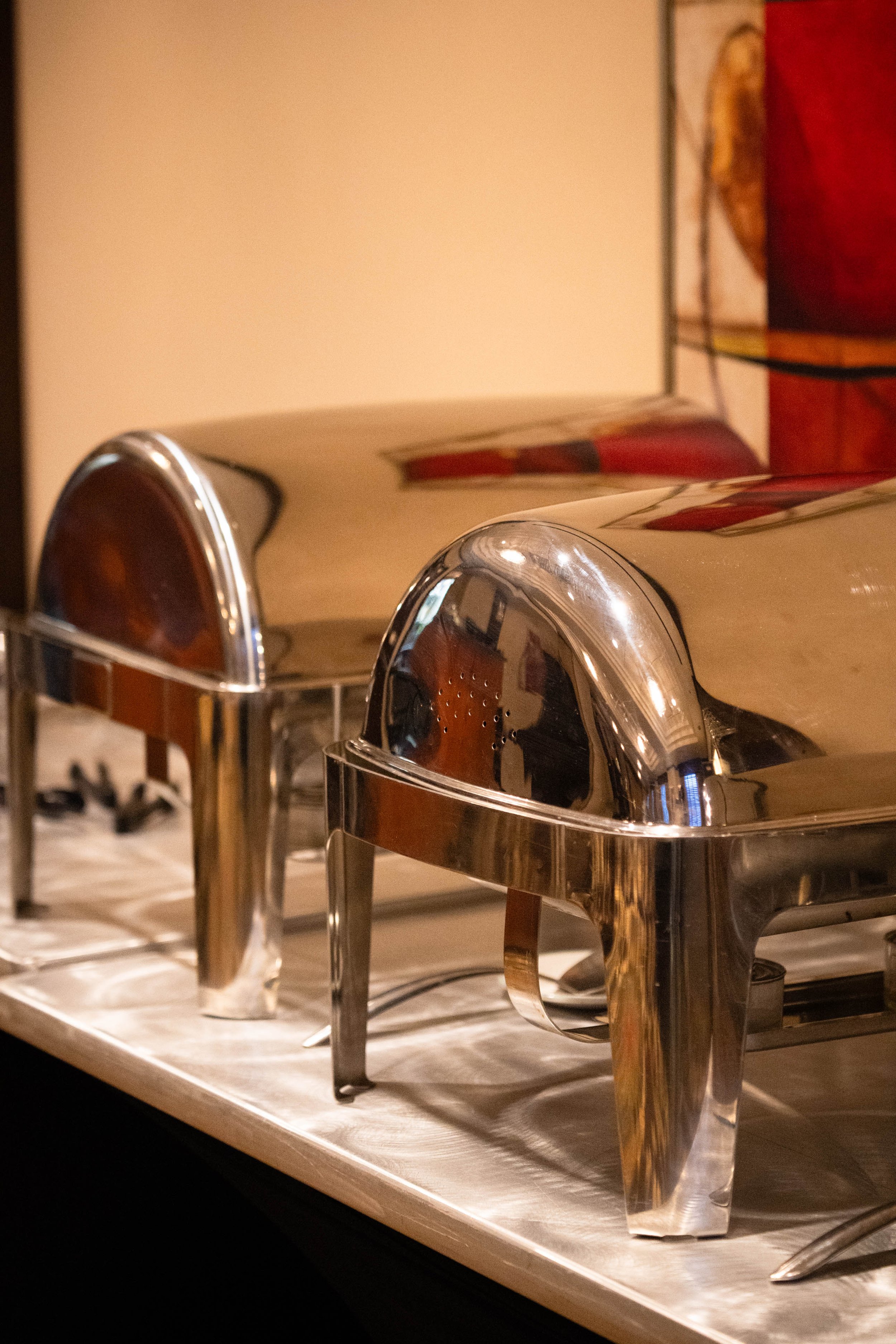 Event buffet dining display at Denham Hospitality