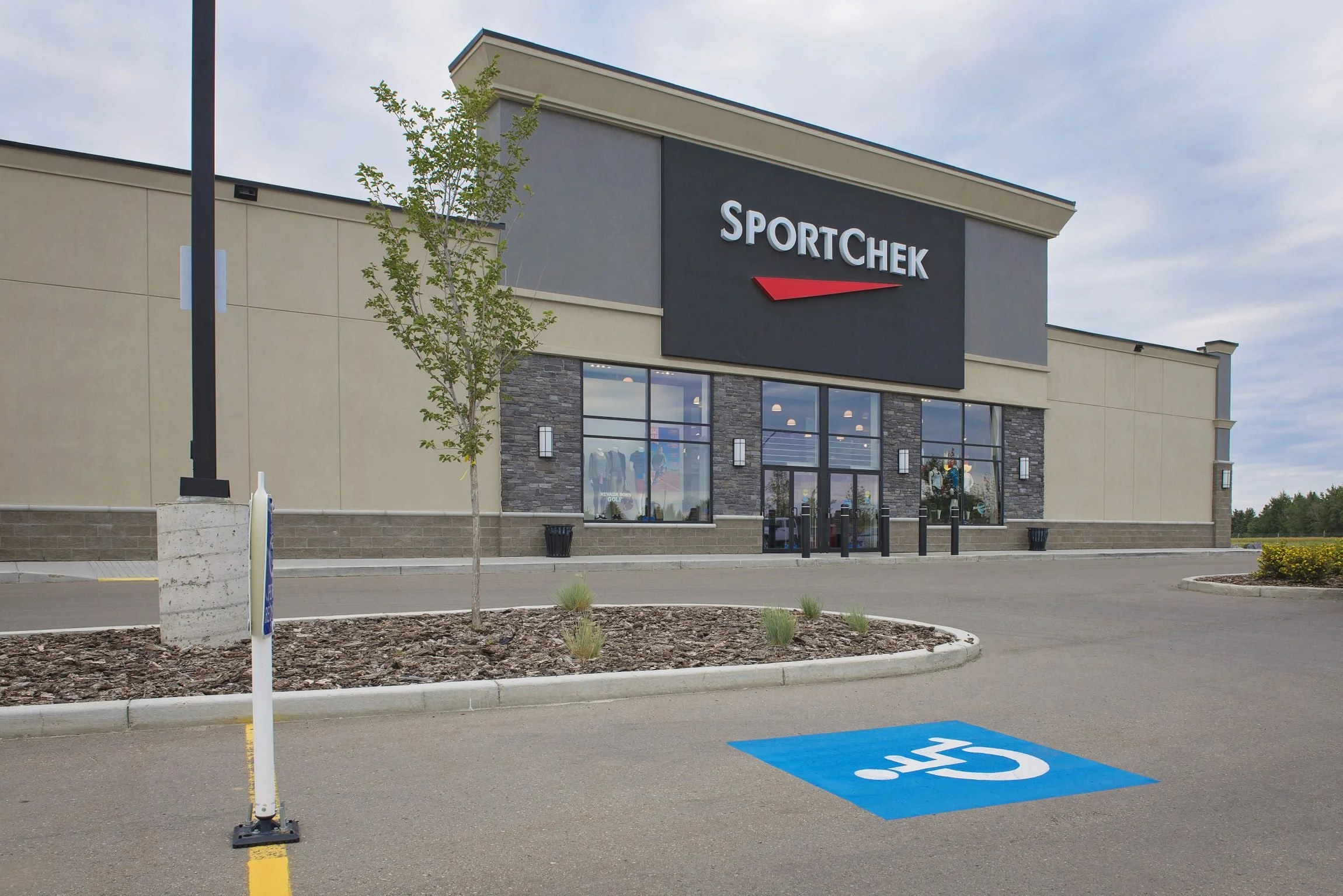 Leduc Common shopping area in Leduc Alberta