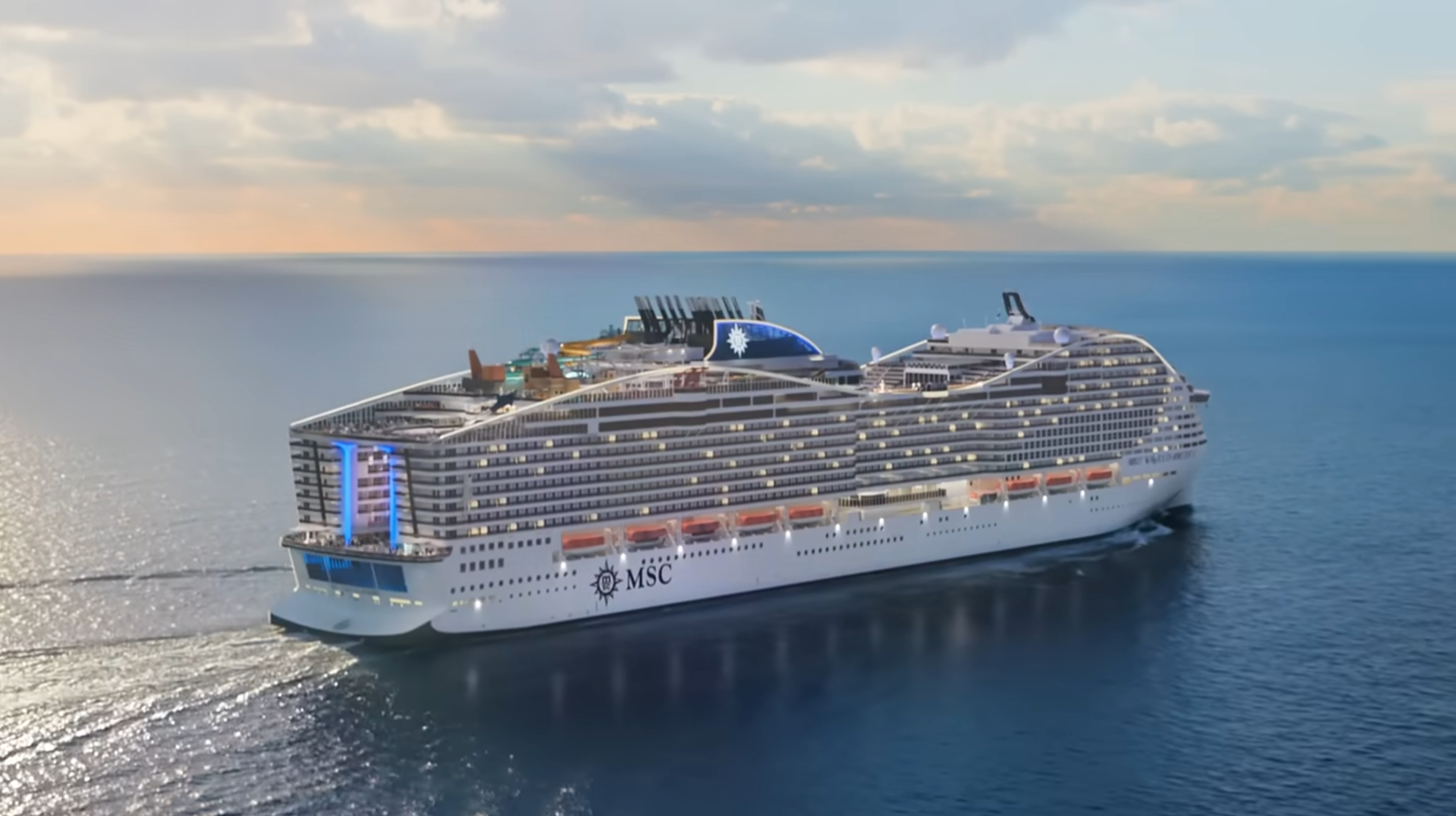 MSC Cruises. Drew Barrymore. Orlando Bloom. Super Bowl Let's Holiday Commercial. Post Production. Producer. Editorial, Color Grade, VFX, Finish.