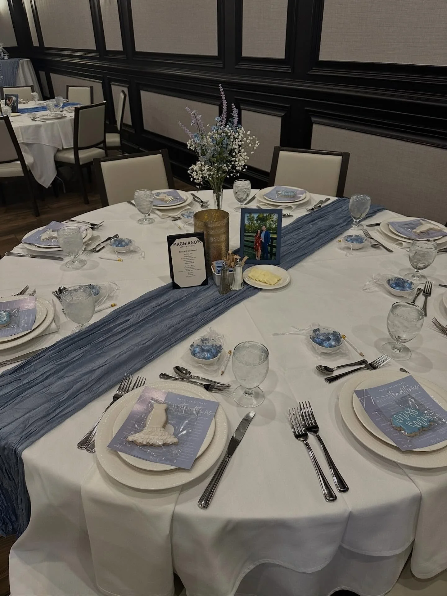 Something blue before I do 💙 

Soft blues, sweet moments, and unforgettable memories 💎💙

Let us help plan your special celebration. 
Inquire today for special occasion events! 
Link in bio 🔗

#weddingshower #somethingbluebeforeido #eventplanner