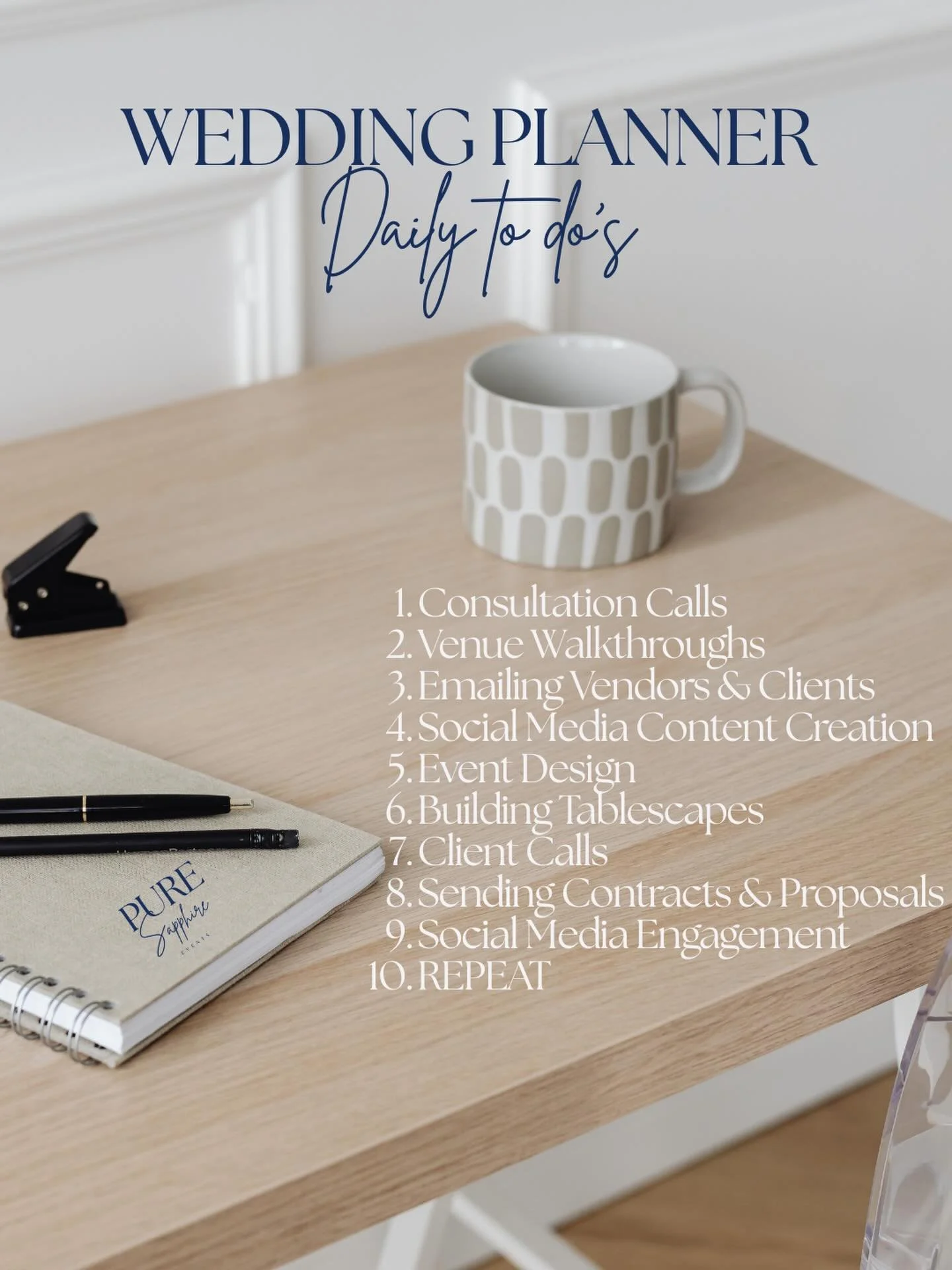 POV: You think wedding planning is all pretty tables&hellip; until you see what it really takes 🤍

Being a wedding planner is equal parts creativity, communication, and coordination ✨

My daily to-do&rsquo;s look a little like this:
&bull; Consultat