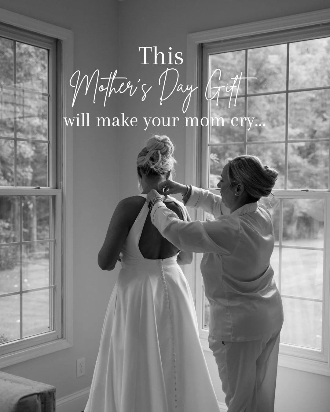 Everyone thinks of flowers when it comes to Mother&rsquo;s Day&hellip;
but the gift she&rsquo;ll remember forever?

A moment.
A mother-daughter dance on your wedding day.

For the moms who have been there through every season&mdash;
the planning, the