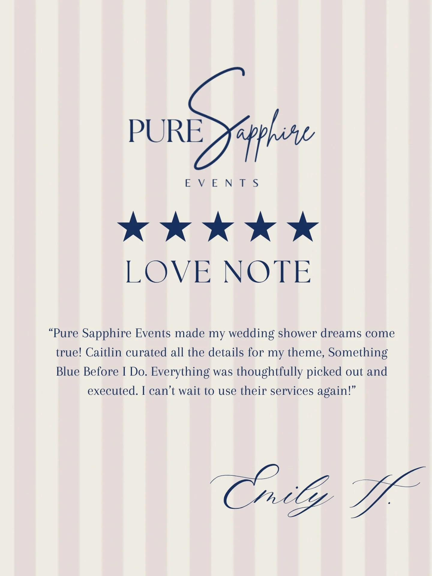 There&rsquo;s nothing more meaningful than hearing how our clients felt on their special day 🤍

Your experience is always at the heart of everything we do. If you&rsquo;re ready for a seamless, beautifully designed event&mdash;let&rsquo;s make it ha
