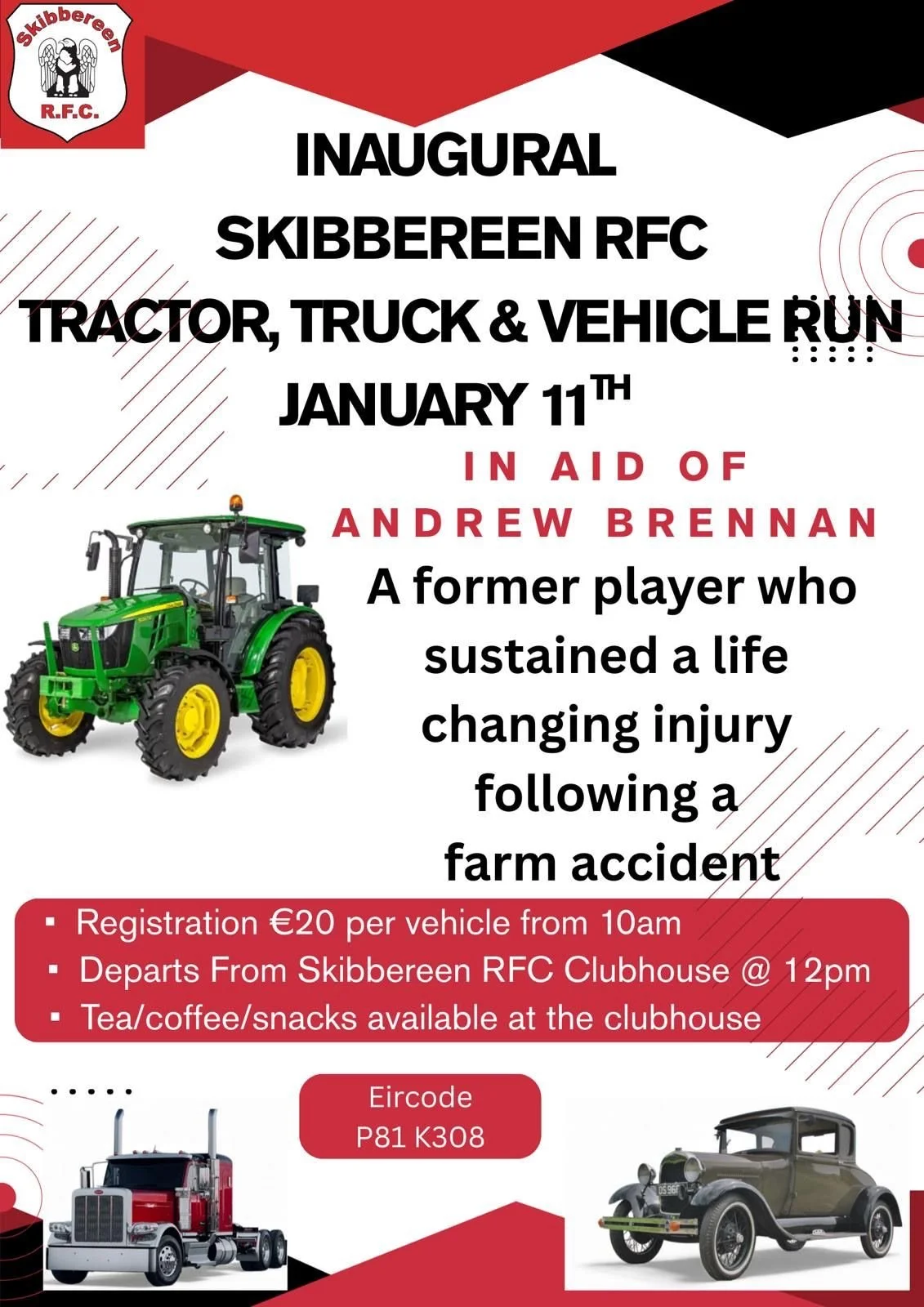 Skibbereen RFC Tractor, Truck &amp; Vehicle Run