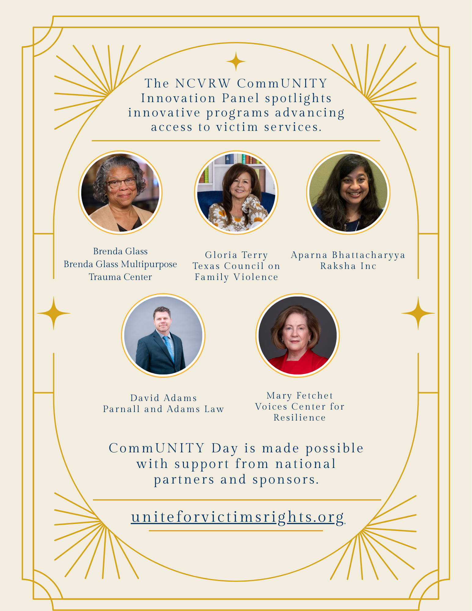 Featured Events — Unite For Victims Rights