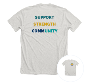 2026 NCVRW: Support Strength Community Tshirt in Ivory