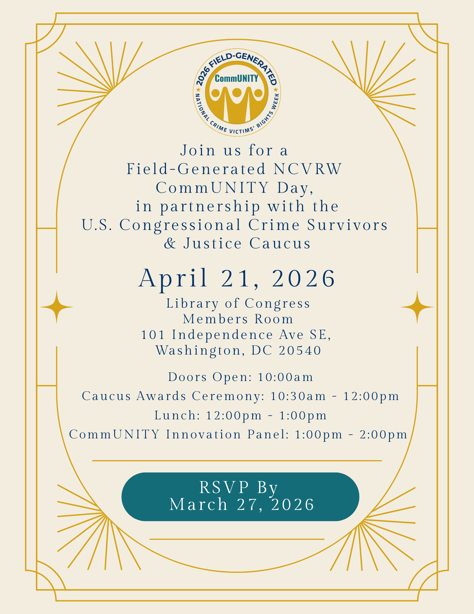 Featured Events — Unite For Victims Rights