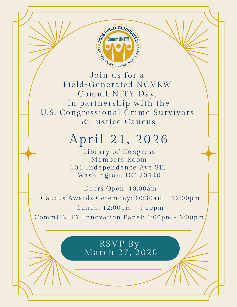Featured Events — Unite For Victims Rights