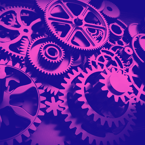 Wooden gears representing integration