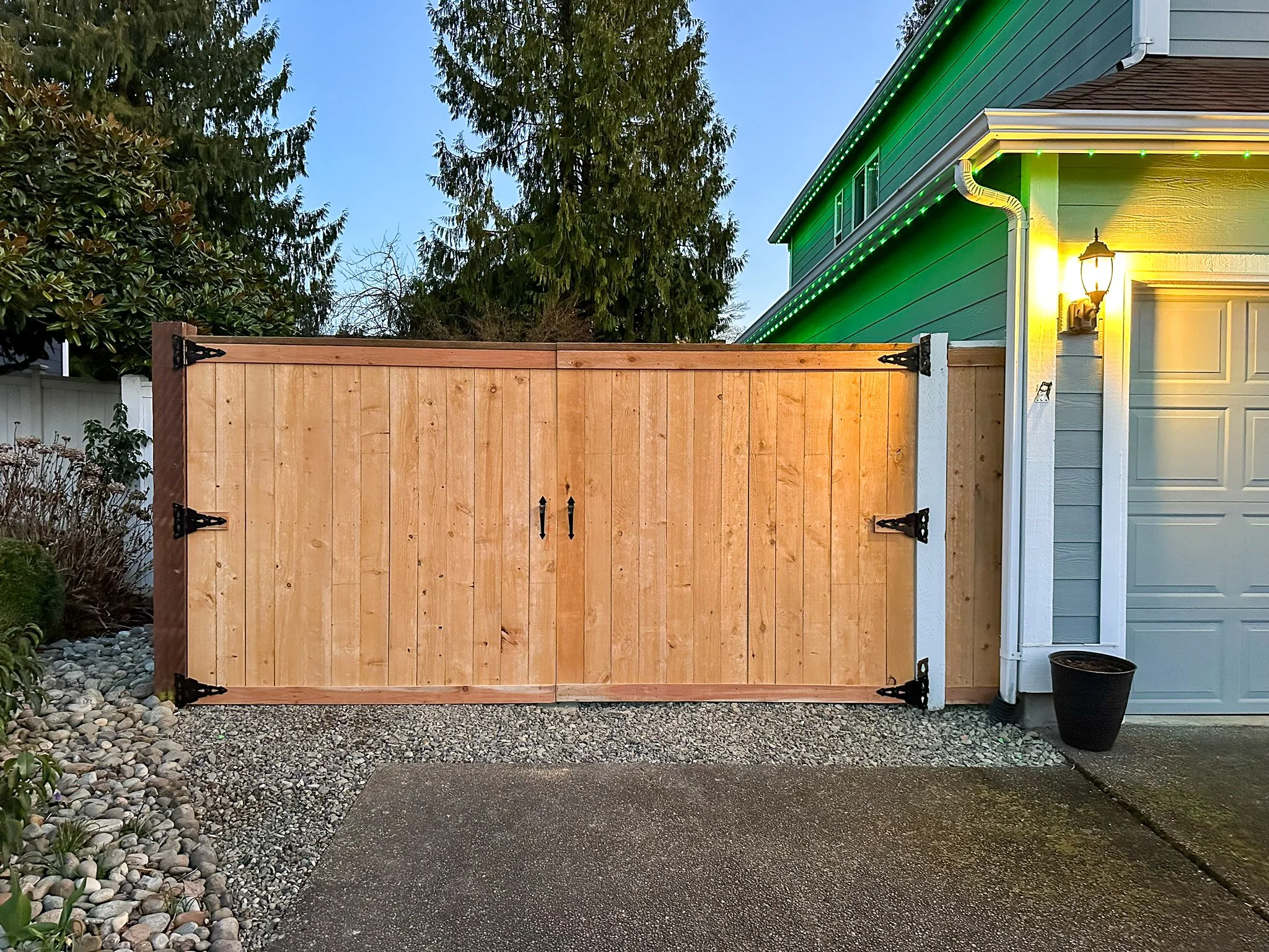 Various fence and gate projects that I have done. 