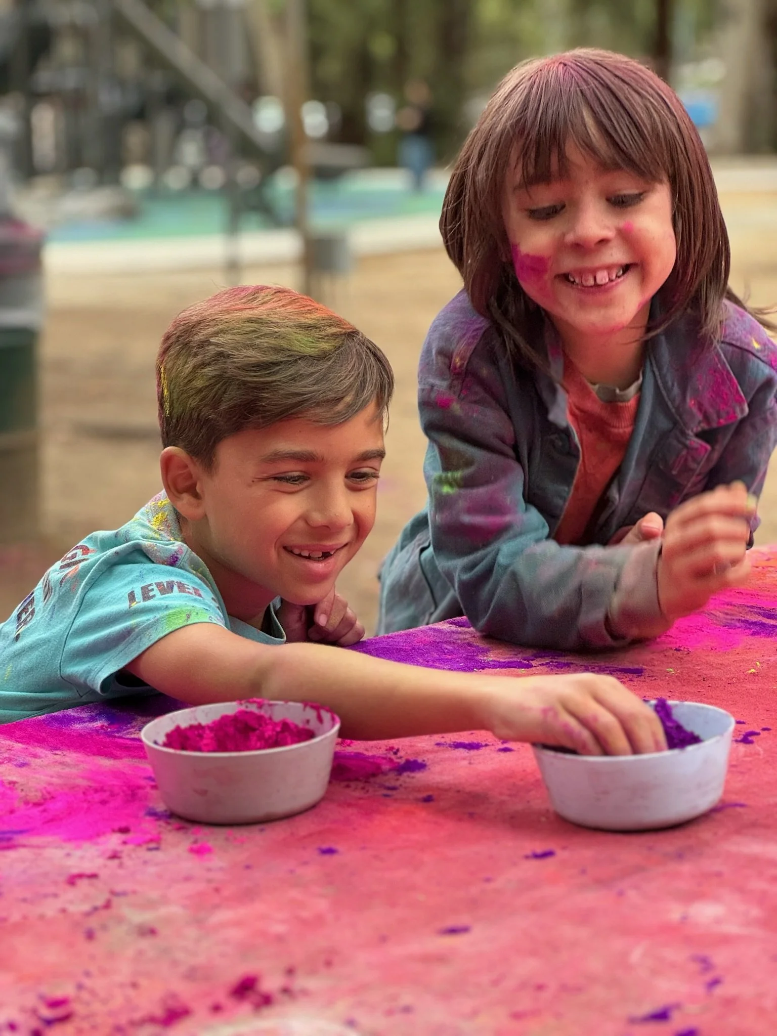“I love at the beginning of class when we get to do free drawing, but my favorite thing about Tiny Art is getting messy!”