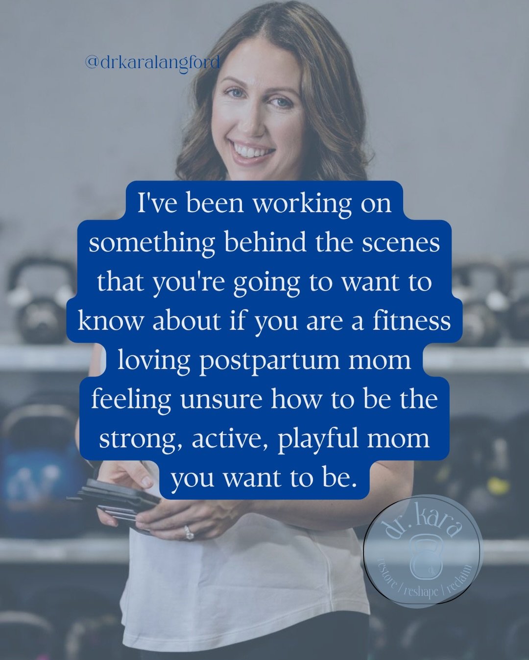 After years of working with moms between the clinic and CrossFit gyms, I had heard too many times women accepting pain and limitations as a &ldquo;new normal&rdquo; because they were moms.

I saw first hand how moms were dismissed after having a baby
