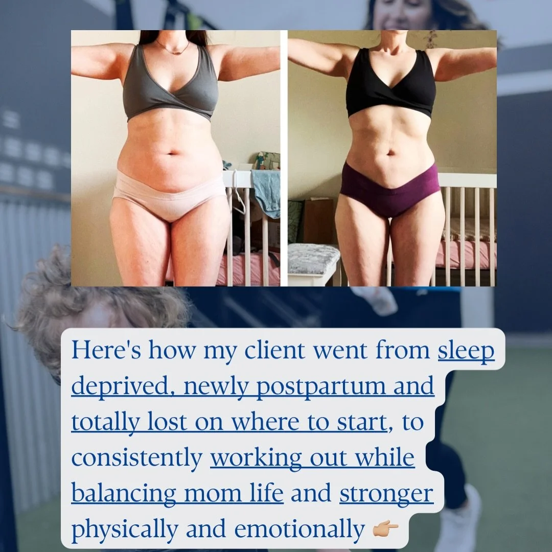 You&rsquo;re probably like my client Megan after having a baby
 
😐Sleep feels like a luxury
😐Your body feels foreign to you
😐You know you need to do something but don&rsquo;t know what or how
 
You want to feel like yourself again and get back to 