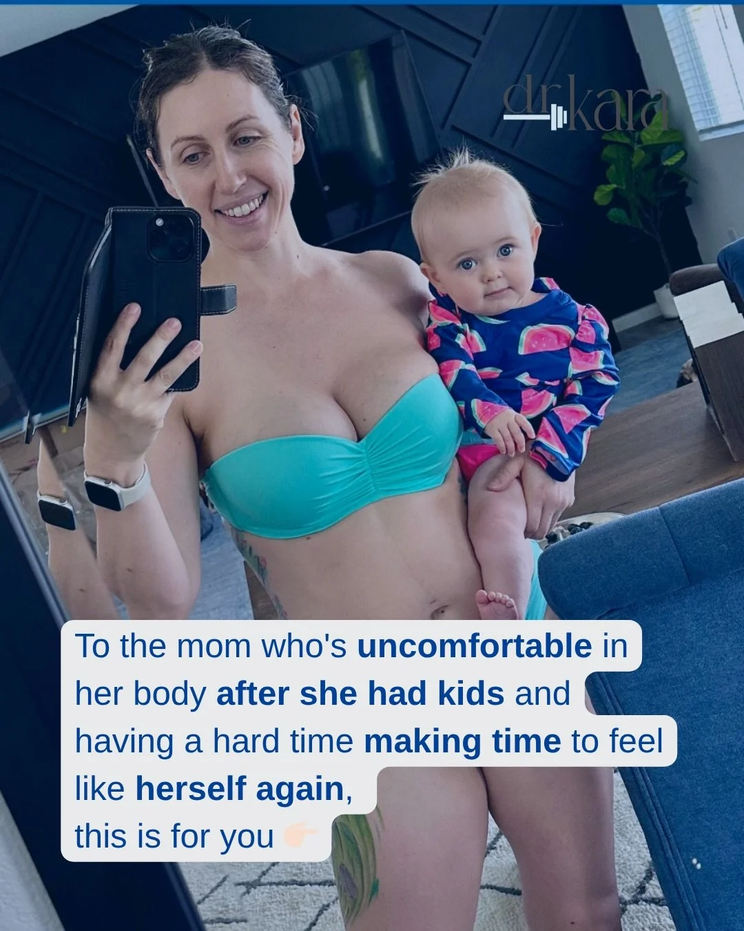 Being a mom has been something you wanted for as long as you can remember

You&rsquo;ve envisioned raising your kids to be active and playful, with you right alongside them.

You have always been fit and taken care of yourself and you want to show yo
