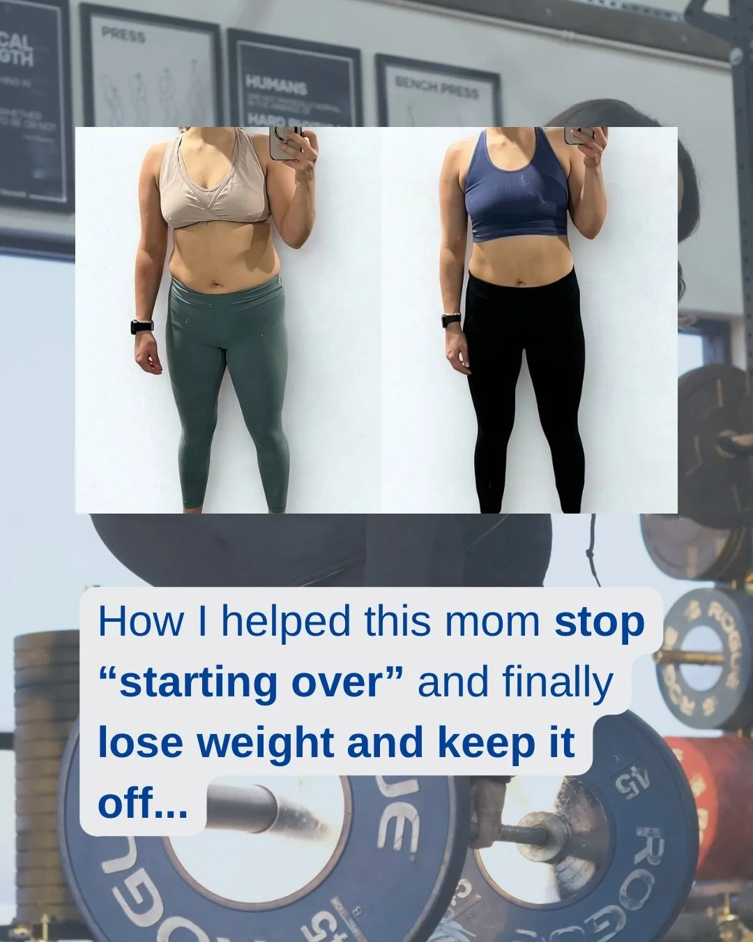 Does this sound like you now that you are a mom? 

You have been active, strong and lean your whole life and feel it is apart of your identity, but ever since having a kid, your body doesn&rsquo;t look or feel the same.

You try out various programs 