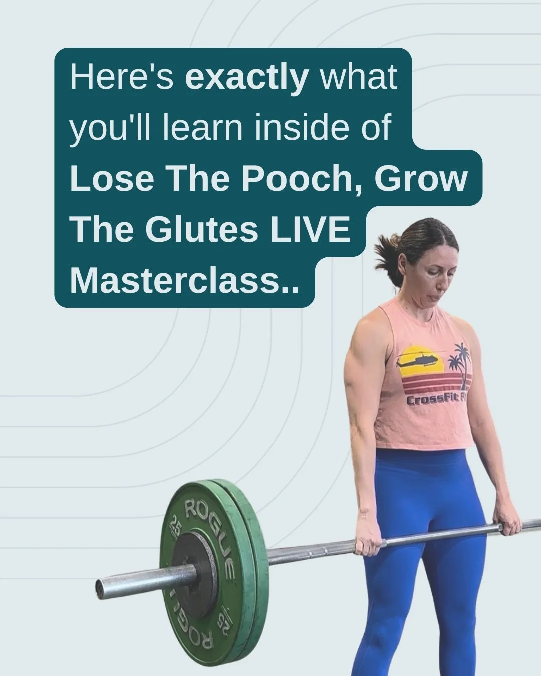 Wondering if this masterclass is for you?

If you&rsquo;re a postpartum mom who has been lean and strong all her life, but ever since she had a baby, things aren&rsquo;t the same no matter what you do, this is for you. 

This isn&rsquo;t another mast