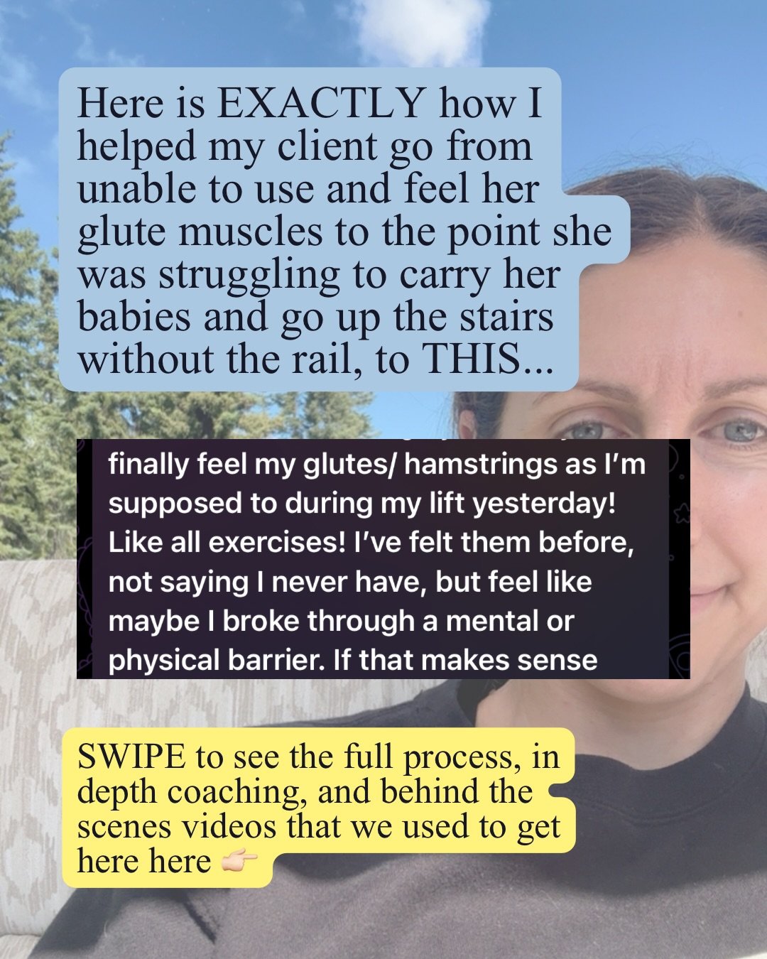 You might have a similar experience as my client, K.

She has been fit all her life, even doing body building competitions at one point, is an elementary school PE teacher and loves all things health and wellness. Yet despite all that, she has always