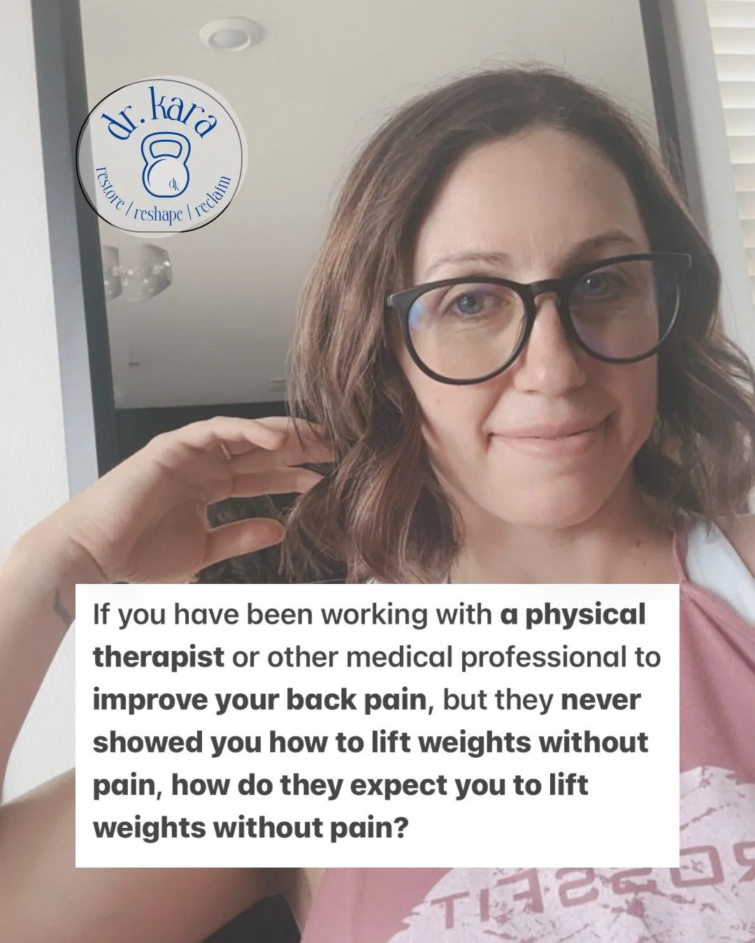 Too often physical therapists underserve patients and it kills me 

But it also fuels me to be better and give those with back pain what they actually need 

If you&rsquo;ve been left wondering how to get rid of pain or how to get back to weights, le