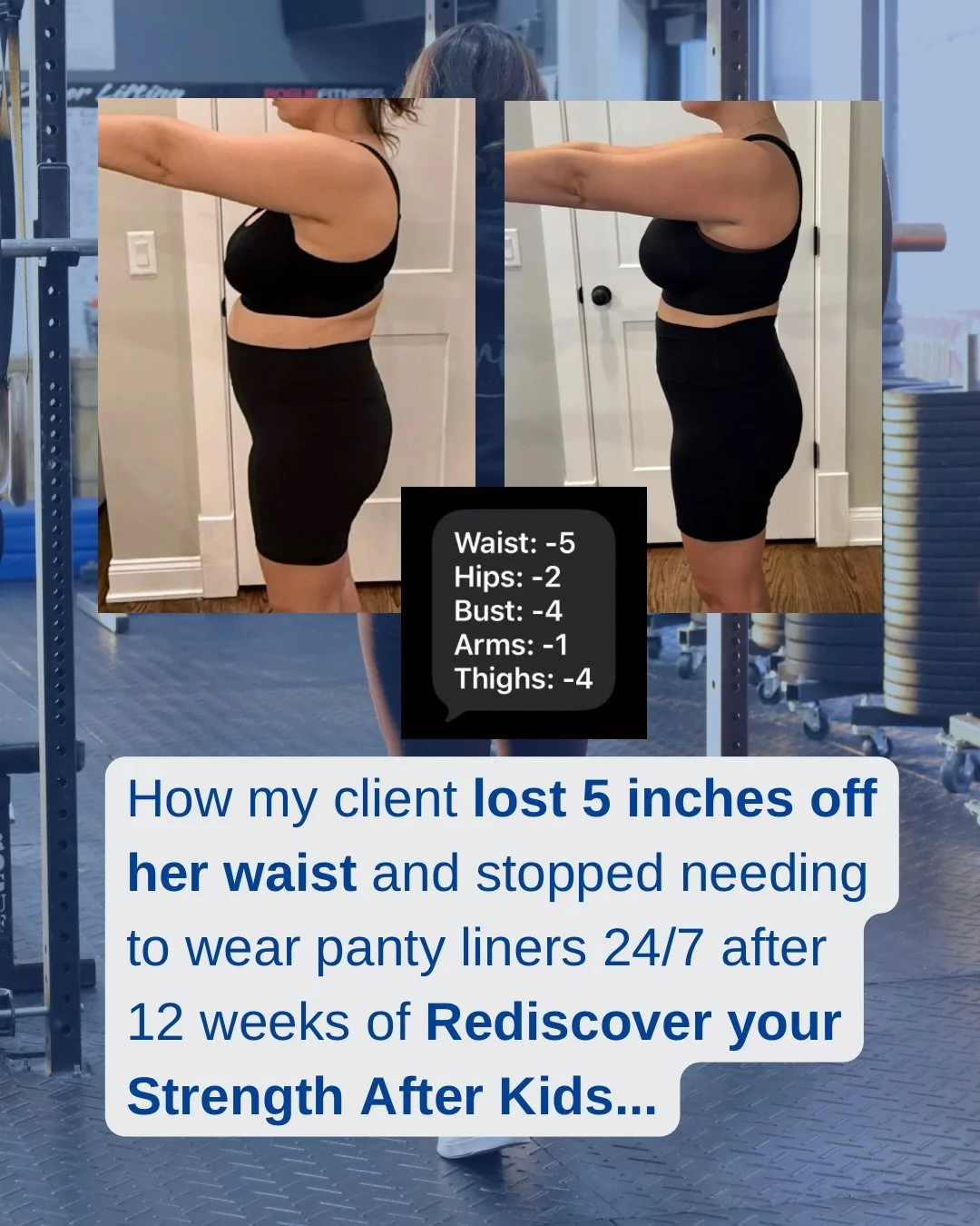 This is a great example of how when you have the right guidance, you can not only heal your core and pelvic floor but lose weight without losing your milk supply

This client came to me when she was 3 months postpartum because she couldn&rsquo;t go a