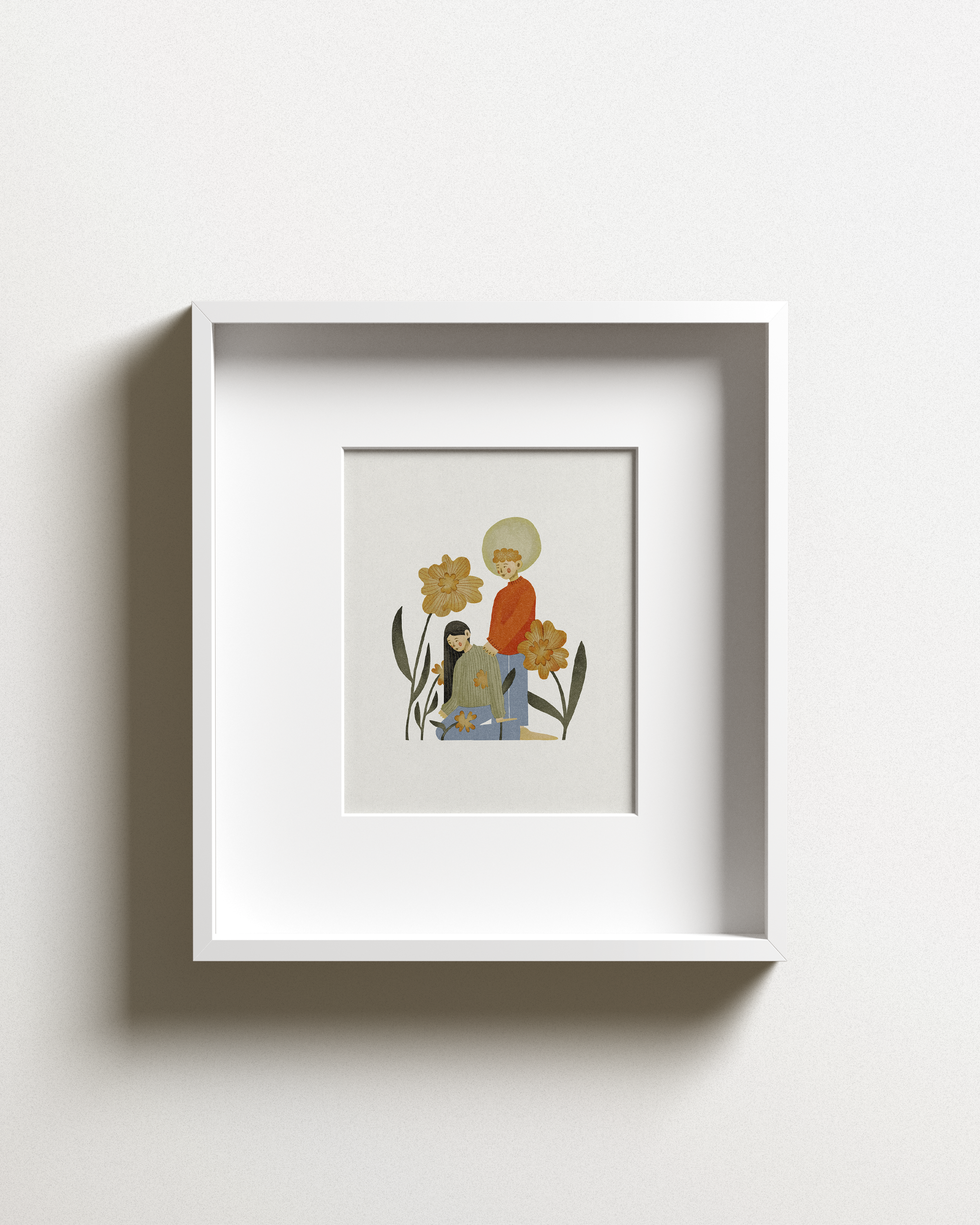 we are in the garden