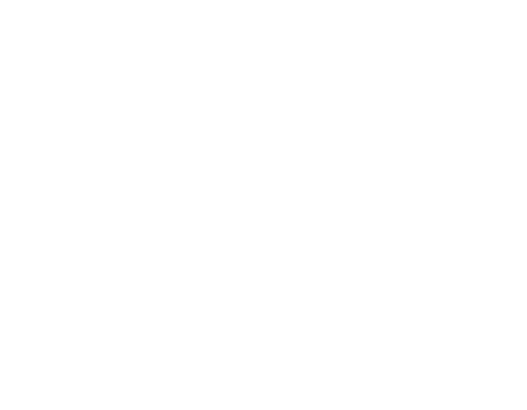 Silhouette of a woman holding out a large dress or fabric in both hands.